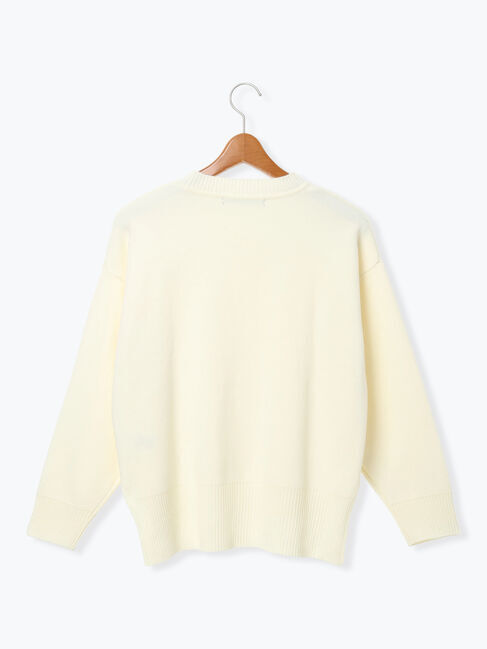 Lugnoncure「コットンタッチクルーネックニットプルオーバー」|ニット・セーター|