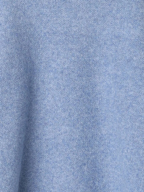 Samansa Mos2 blue「【Disney】アナと雪の女王/ロゴニット」|ニット・セーター|