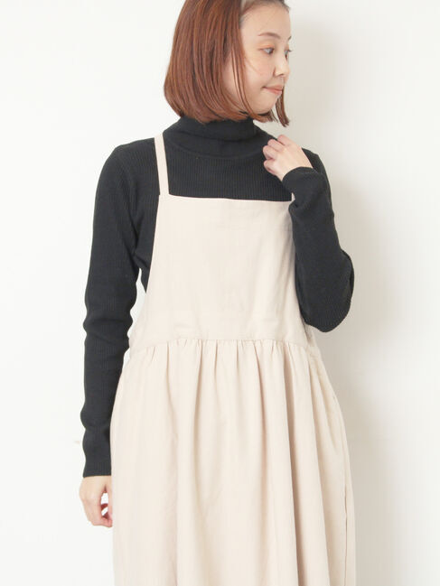 Samansa Mos2「【マシンウォッシャブル】もちもちリブタートルネックニット」|ニット・セーター|