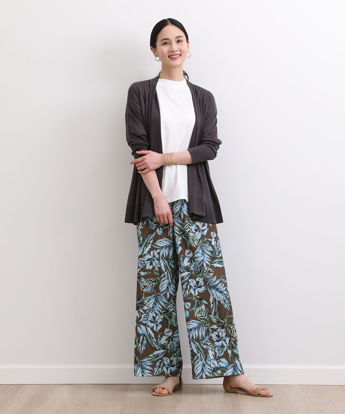 I.T.'S international「着流しロングカーディガン」|Tシャツ・カットソー|