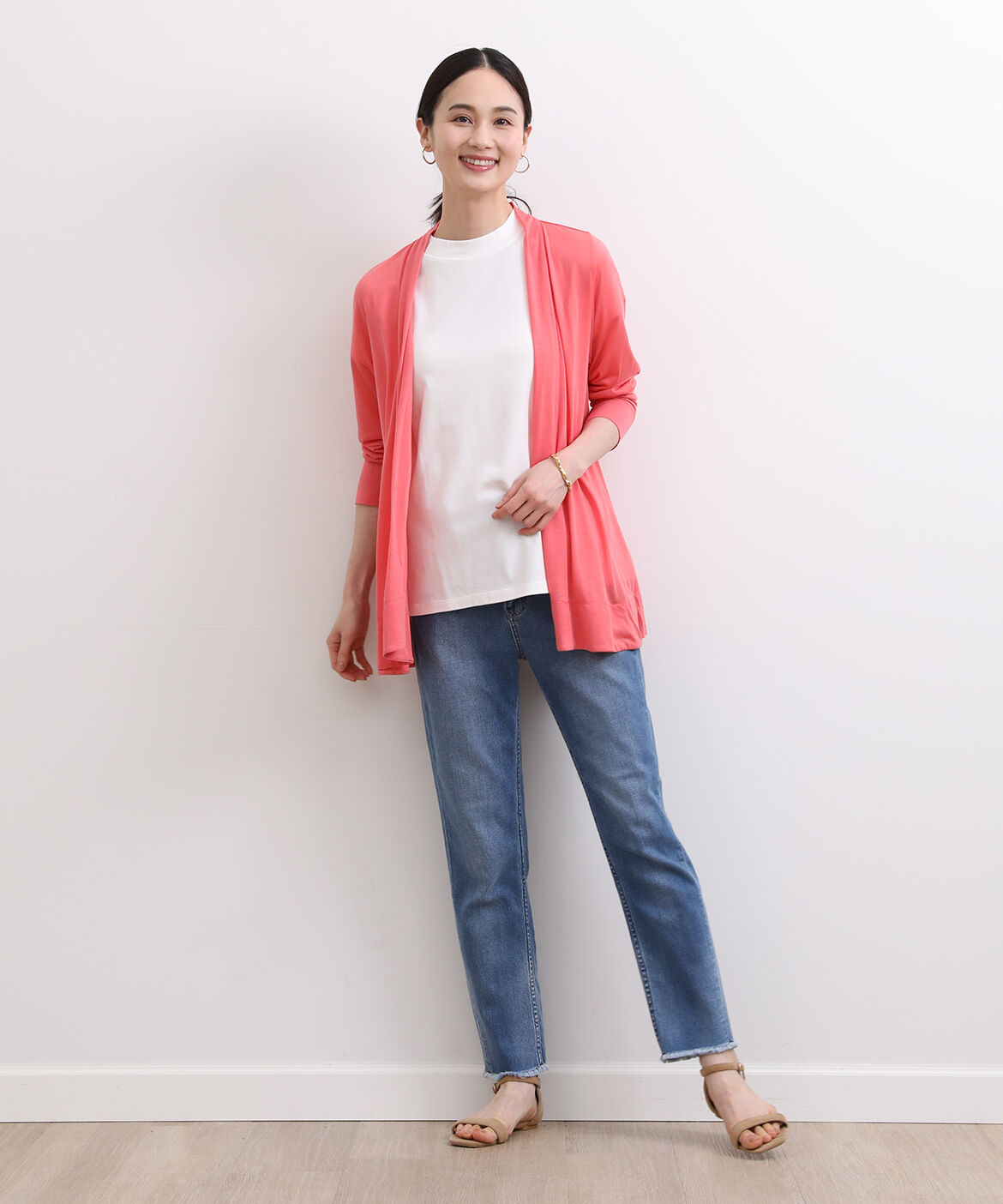 I.T.'S international「着流しロングカーディガン」|Tシャツ・カットソー|