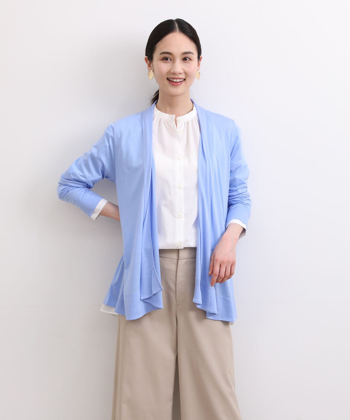 I.T.'S international「着流しロングカーディガン」|Tシャツ・カットソー|