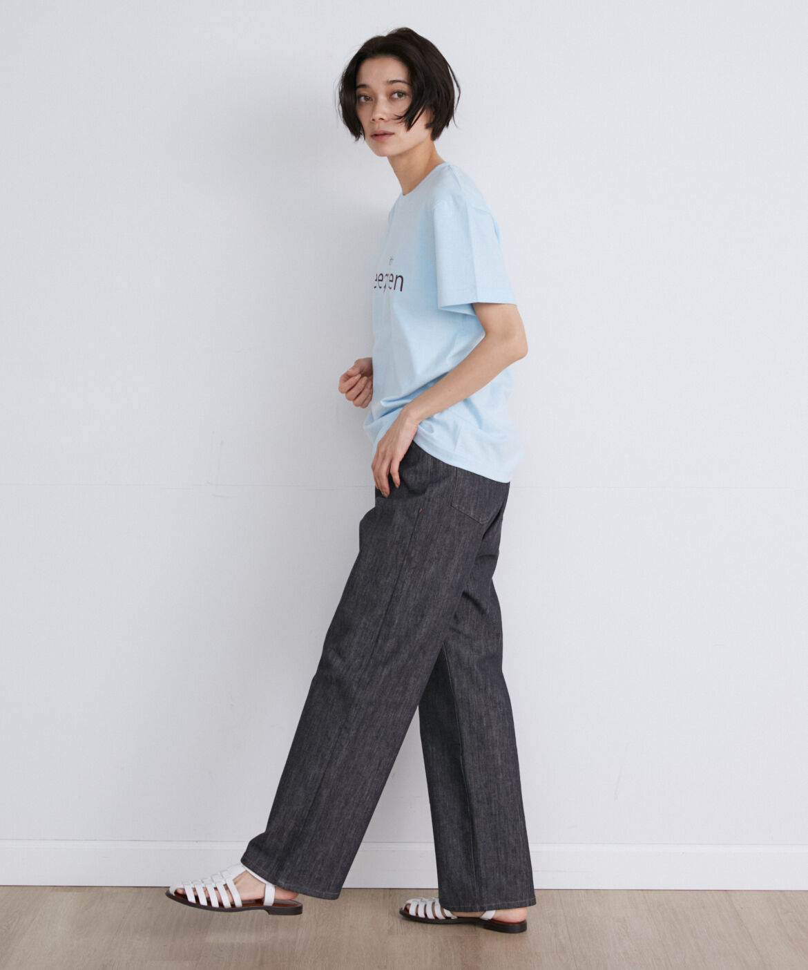 I.T.'S international「It's a free garden ロゴプリントTシャツ」|Tシャツ・カットソー|