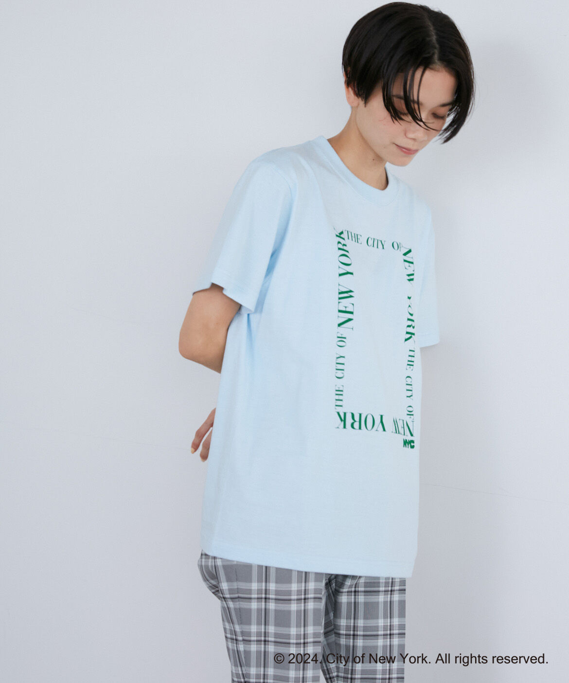 INED「《SUPERIOR CLOSET》NYCスクエアロゴTシャツ《GOOD ROCK SPEED》」|Tシャツ・カットソー|
