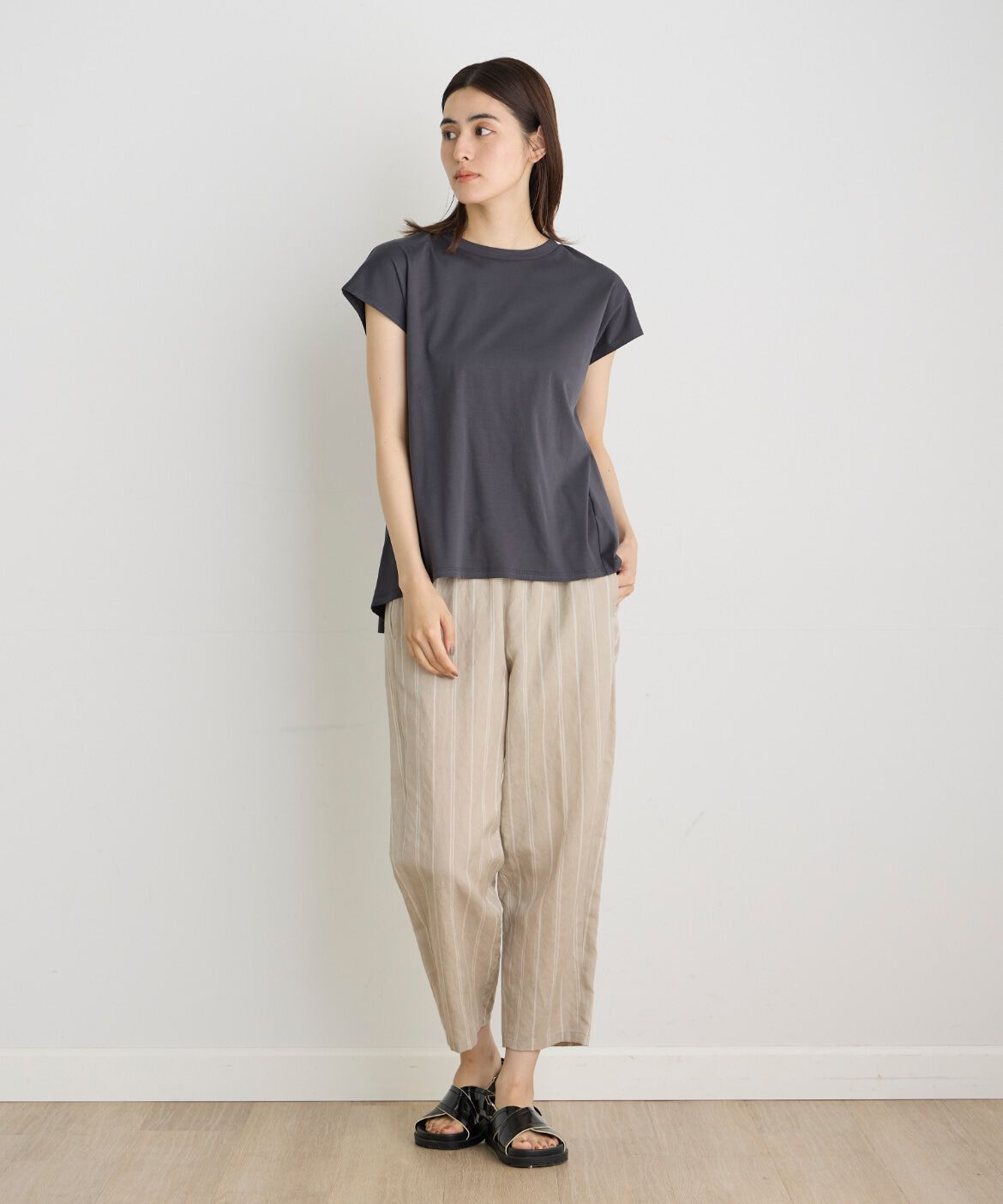 I.T.'S international「バックペプラムカットソー」|Tシャツ・カットソー|