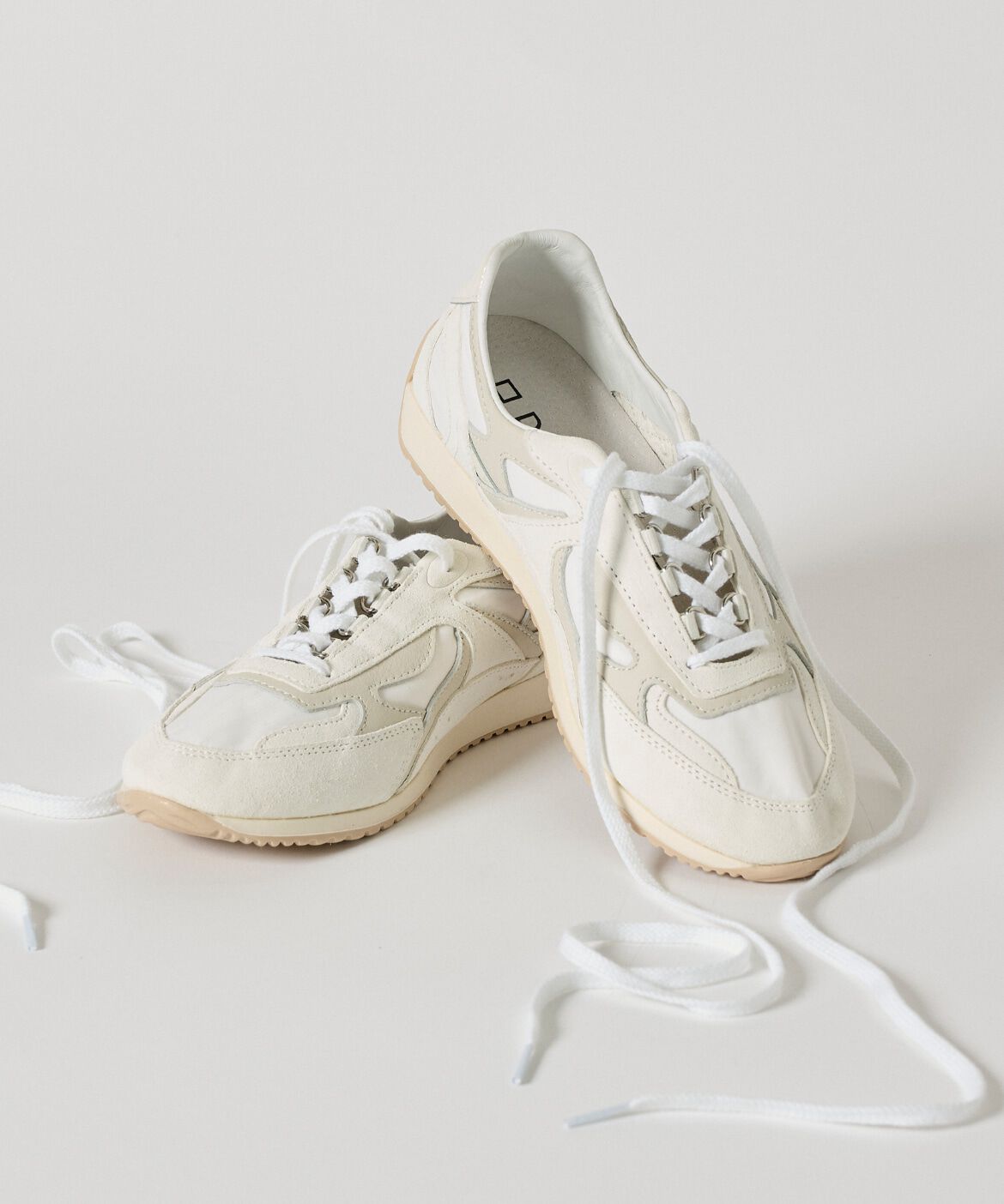 INED「FUGA LOW BALLERINA WHITE《D.A.T.E.》         」|スニーカー|