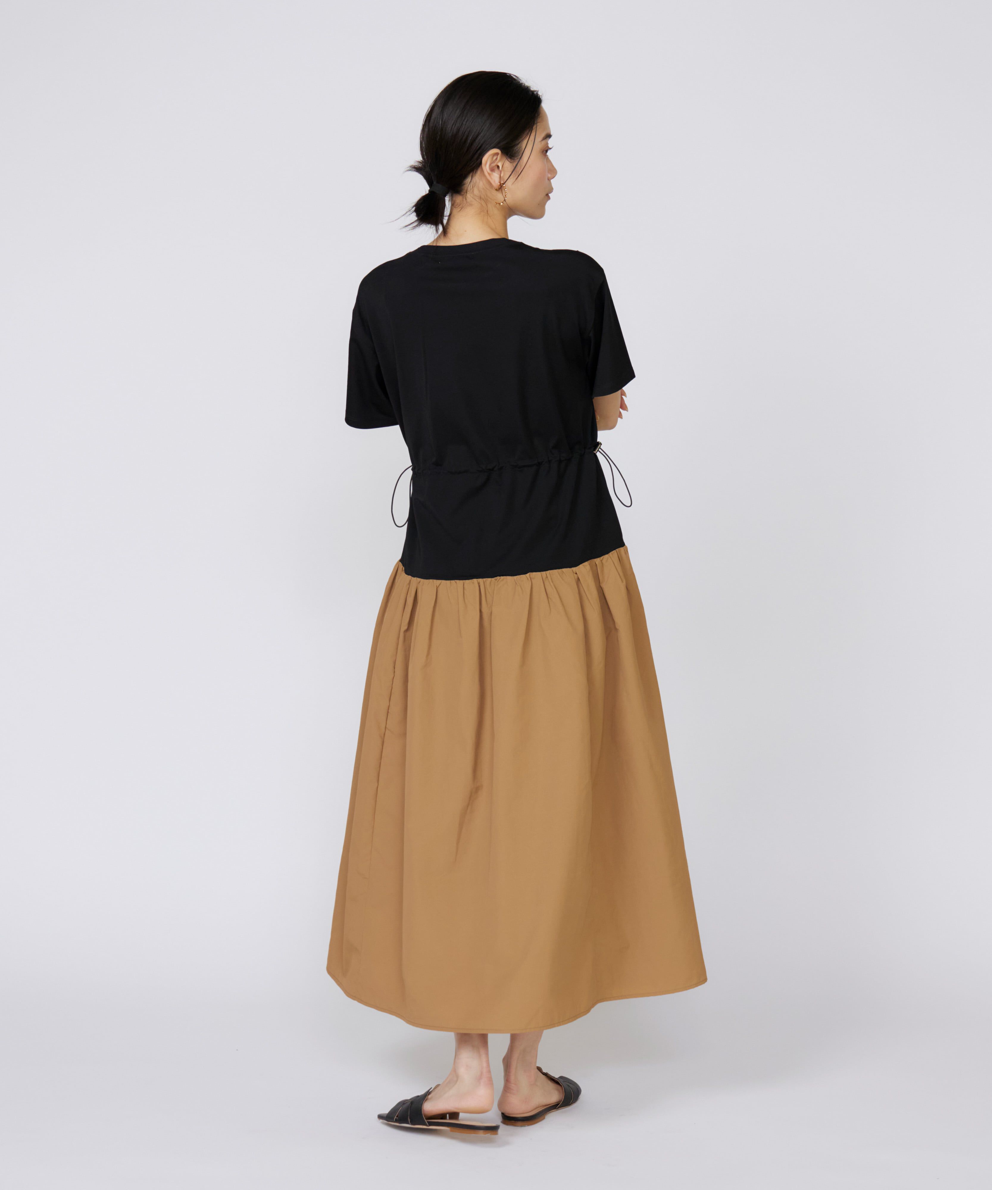 INED「《大きいサイズ》ドッキングワンピース」|ワンピース|