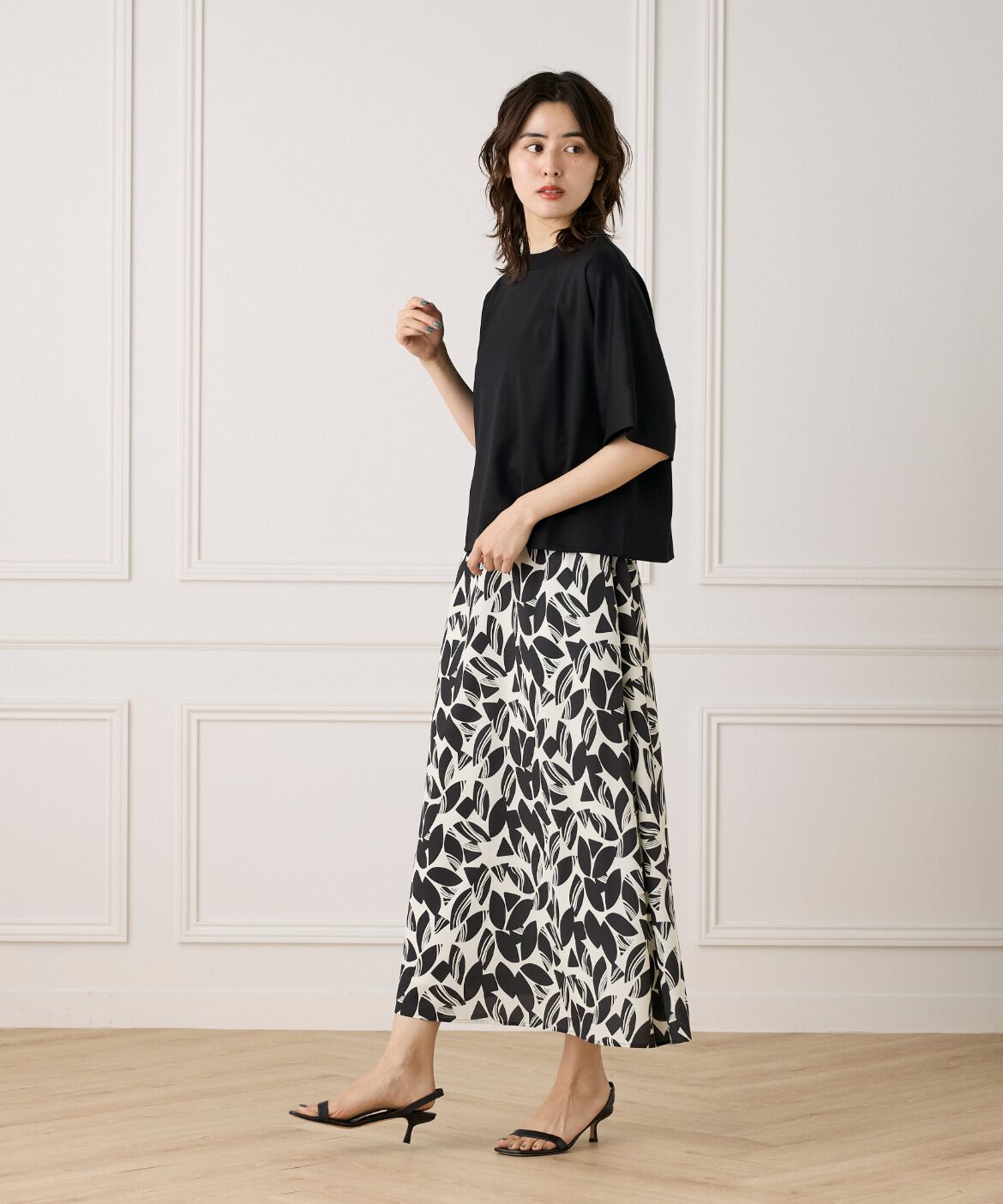 INED「ボクシーシルエットTシャツ」|Tシャツ・カットソー|