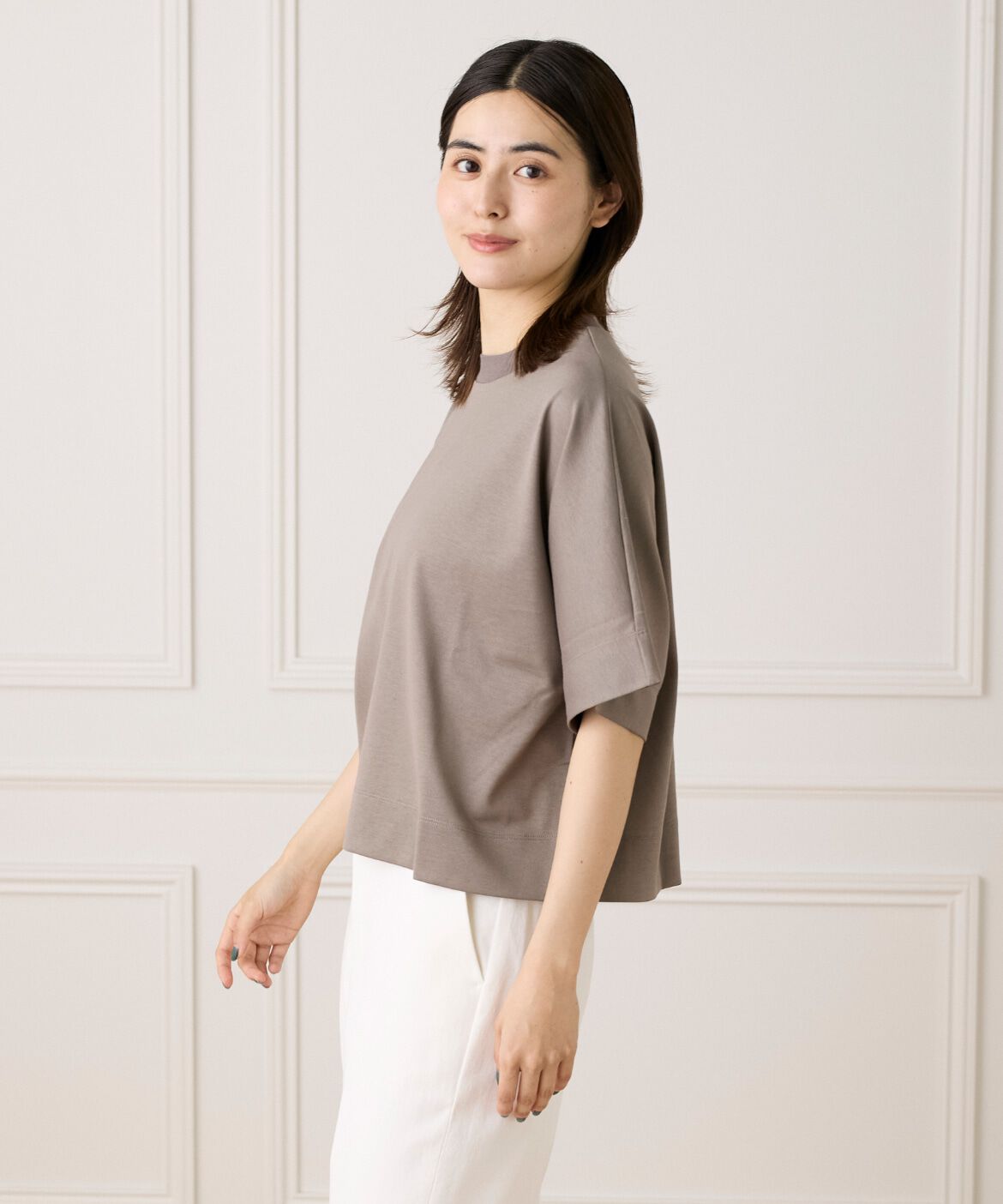 INED「ボクシーシルエットTシャツ」|Tシャツ・カットソー|