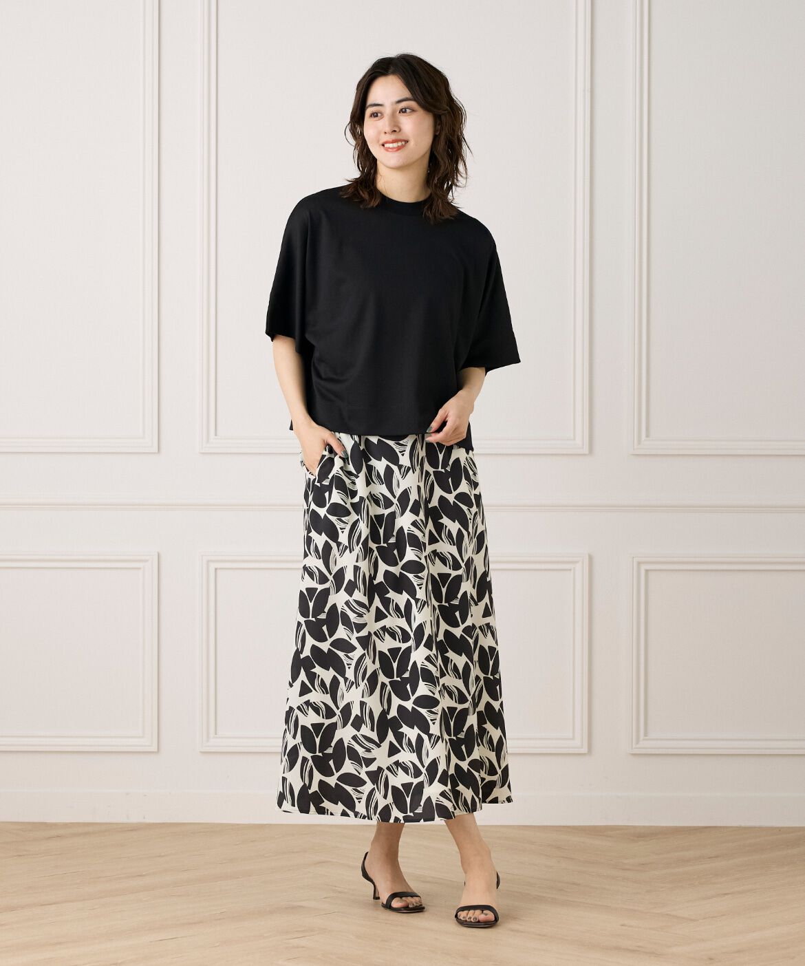 INED「ボクシーシルエットTシャツ」|Tシャツ・カットソー|