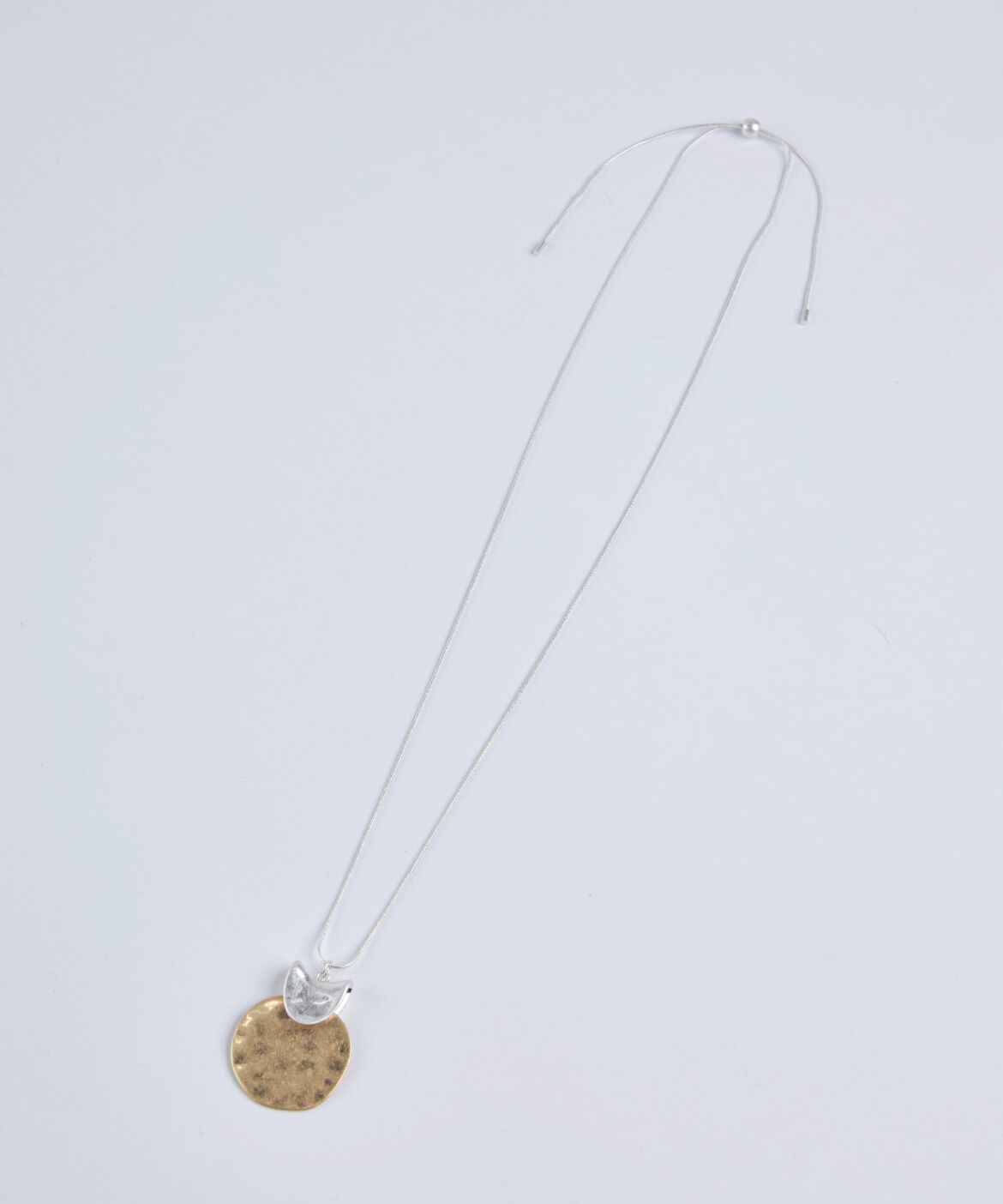 Le Souk「ラウンドプレートチャームネックレス」|ネックレス|