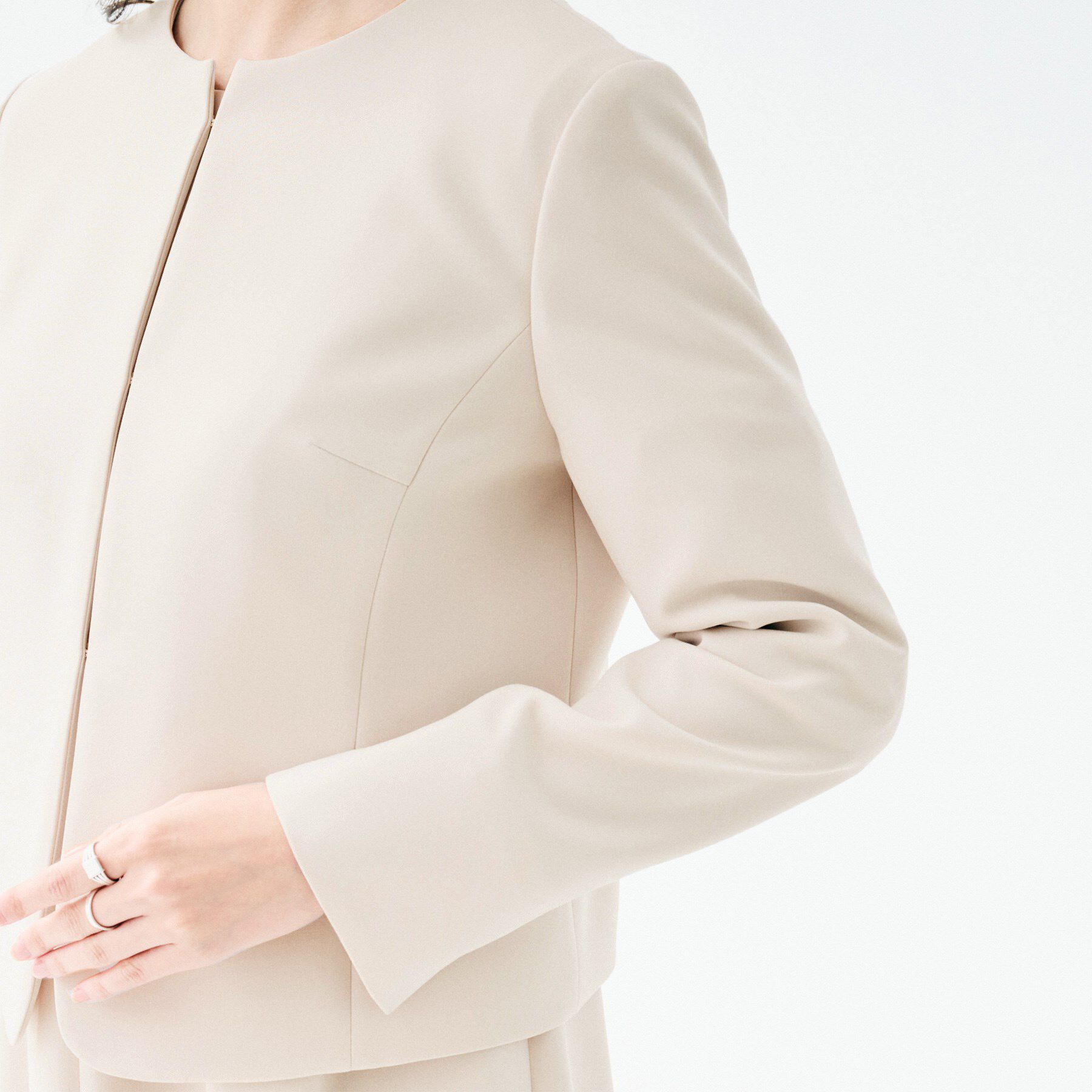 UNTITLED「ノーカラージャケット」|ノーカラージャケット|