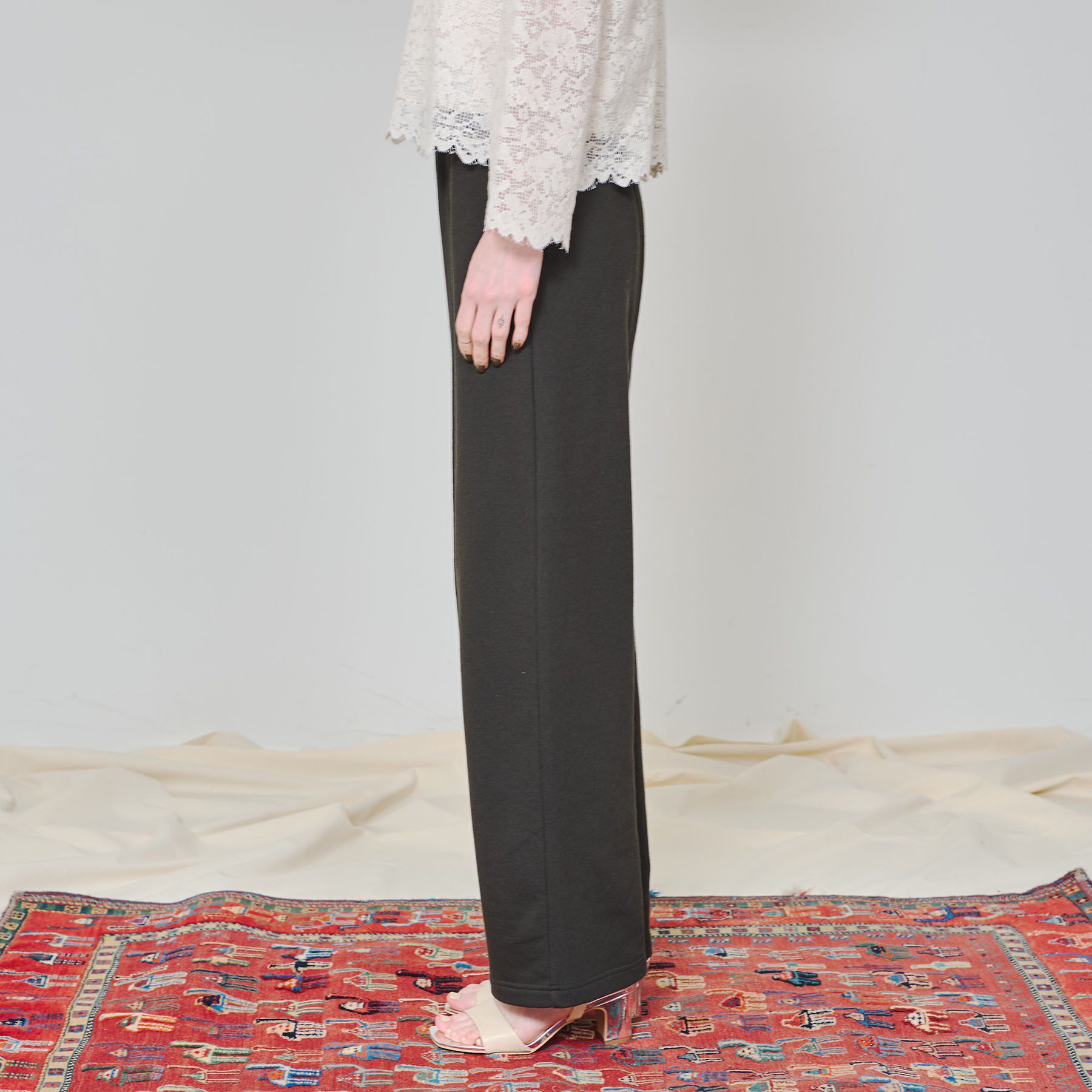 DRESSTERIOR「【スタイリスト福田麻琴さんコラボ】センターシームワイドスウェットパンツ」|その他|