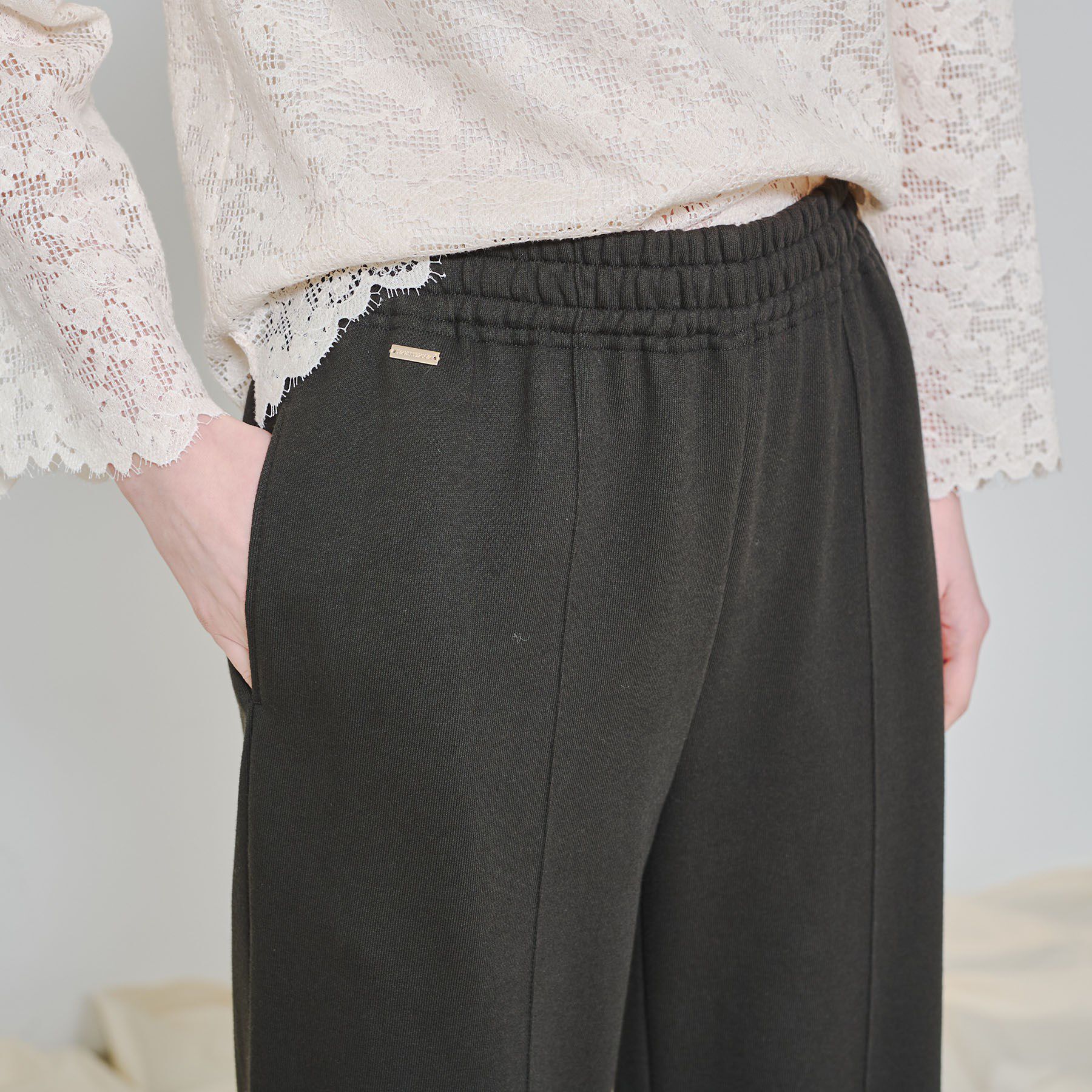 DRESSTERIOR「【スタイリスト福田麻琴さんコラボ】センターシームワイドスウェットパンツ」|その他|