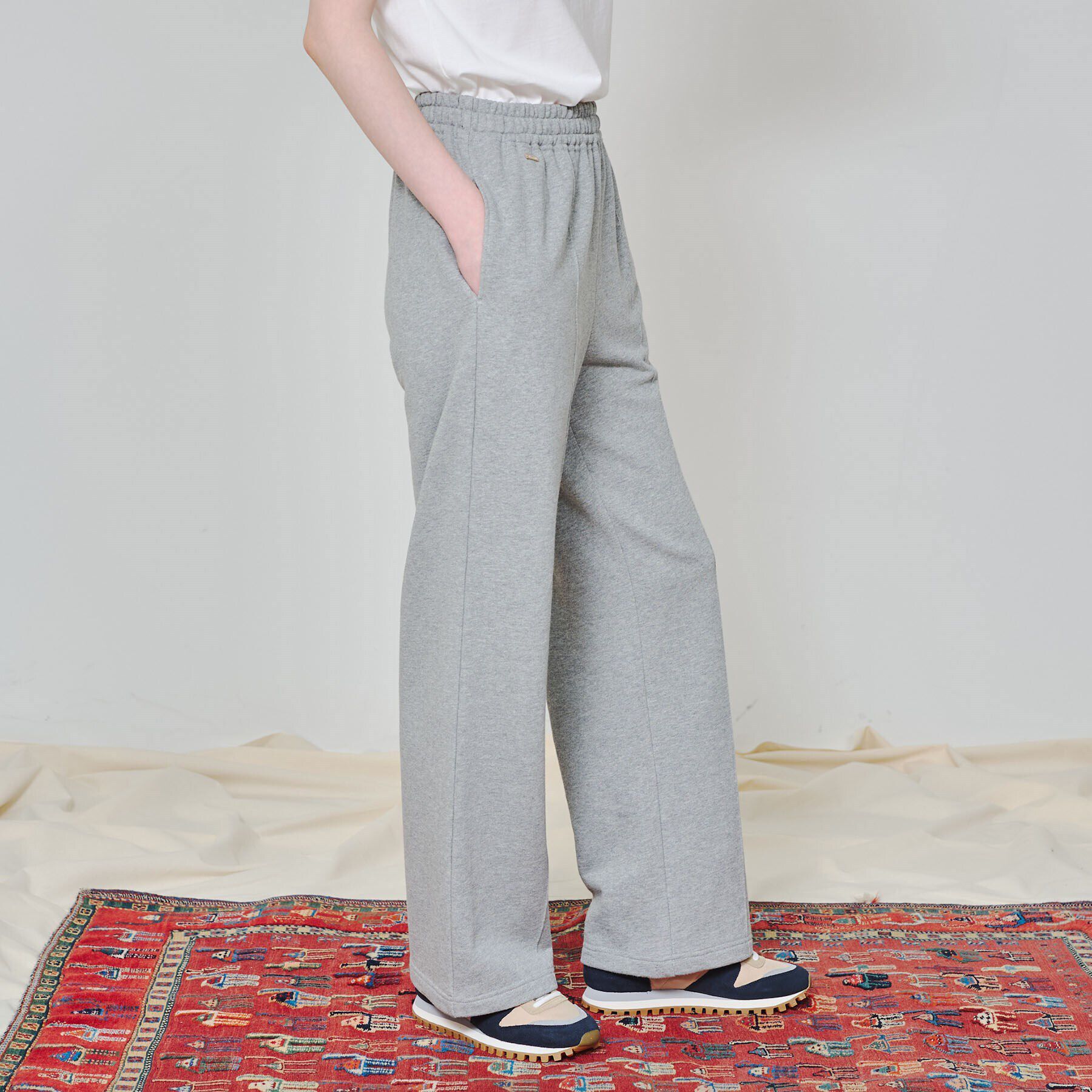 DRESSTERIOR「【スタイリスト福田麻琴さんコラボ】センターシームワイドスウェットパンツ」|その他|