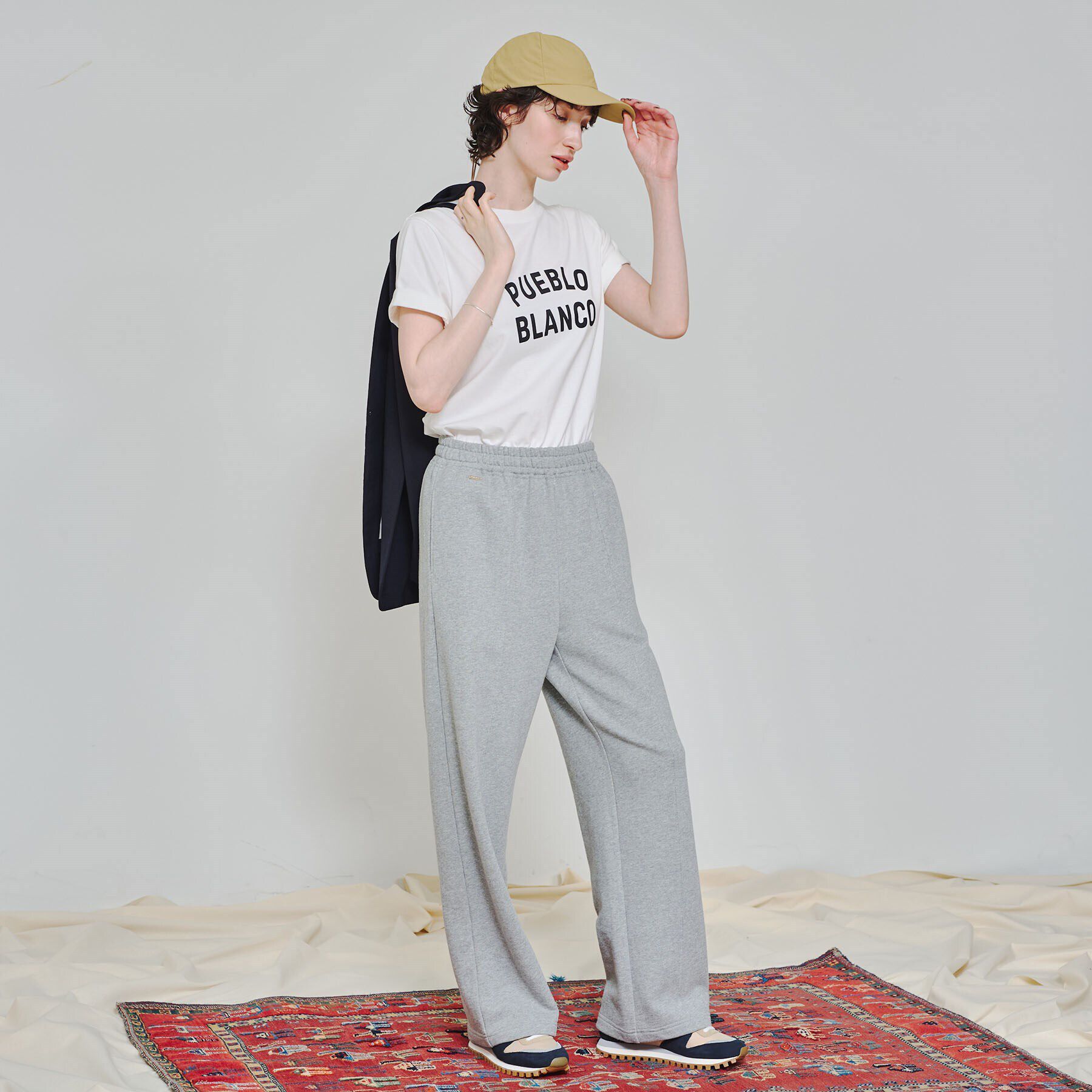 DRESSTERIOR「【スタイリスト福田麻琴さんコラボ】センターシームワイドスウェットパンツ」|その他|