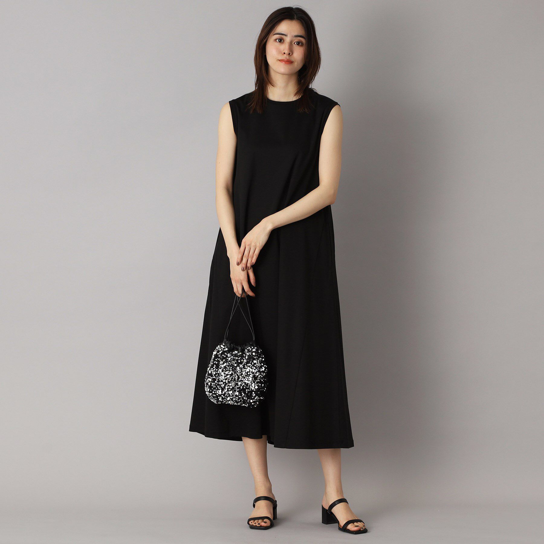 DRESSTERIOR「【ポケットあり/接触冷感/抗菌防臭/消臭】アイスクリアコットンワンピース」|ワンピース|