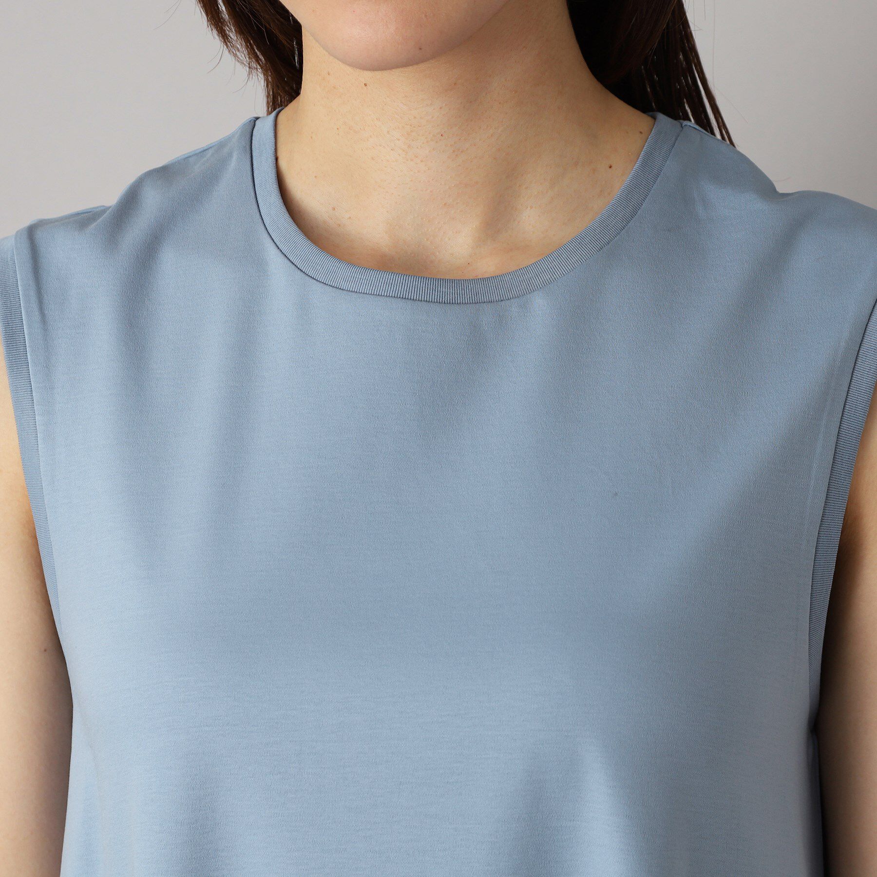 DRESSTERIOR「【ポケットあり/接触冷感/抗菌防臭/消臭】アイスクリアコットンワンピース」|ワンピース|