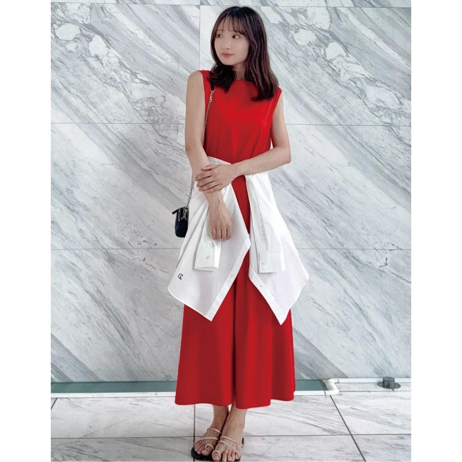 DRESSTERIOR「【ポケットあり/接触冷感/抗菌防臭/消臭】アイスクリアコットンワンピース」|ワンピース|