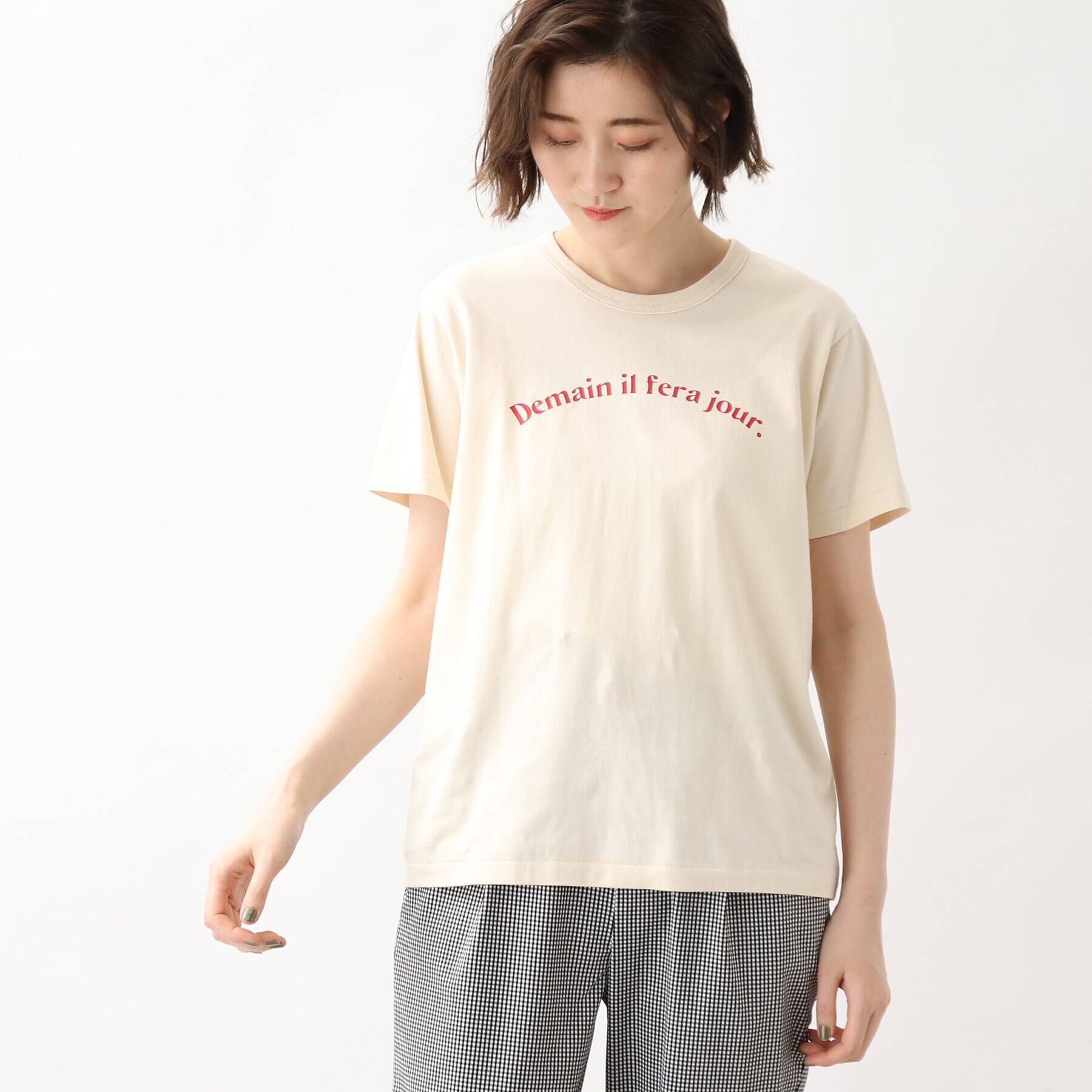 grove「grove&times;Something メッセージロゴTシャツ」|Tシャツ・カットソー|