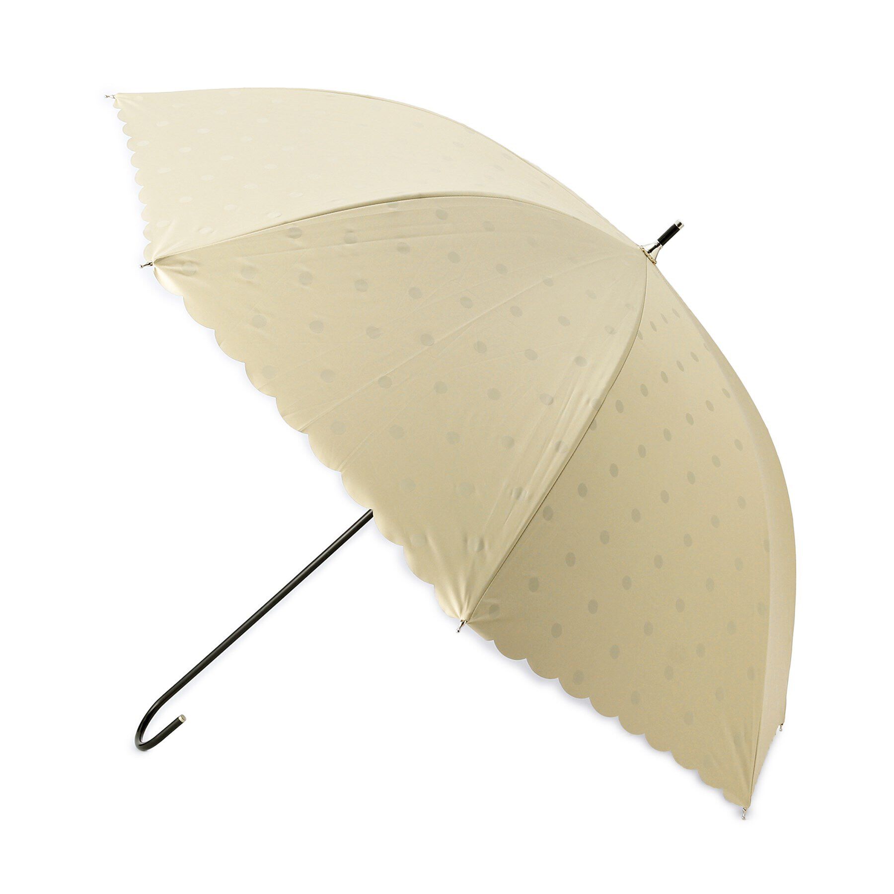 grove「【because】遮光ドットヒートカットパラソル 長傘」|傘|
