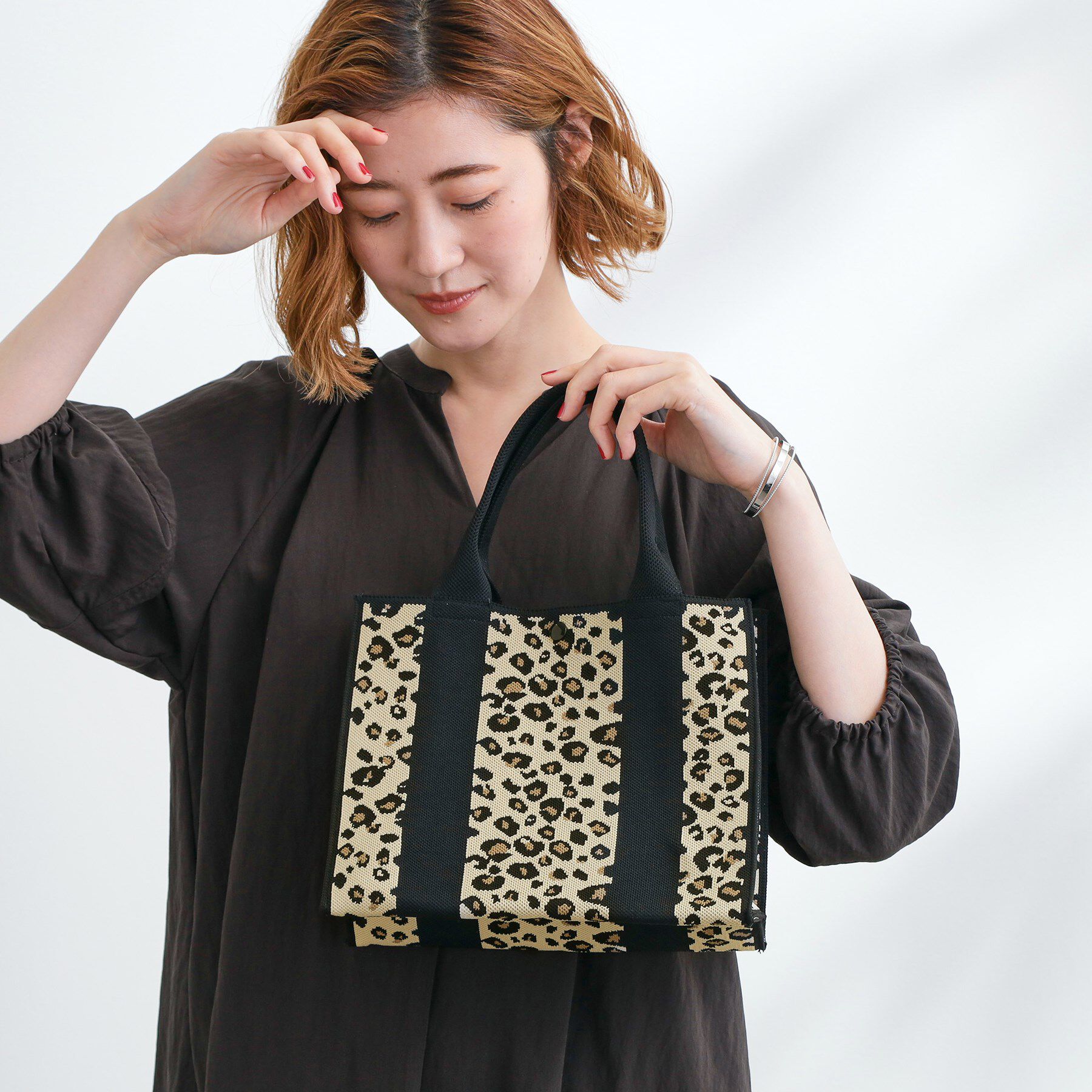 grove「ニットアソート2WAYトート」|トートバッグ|