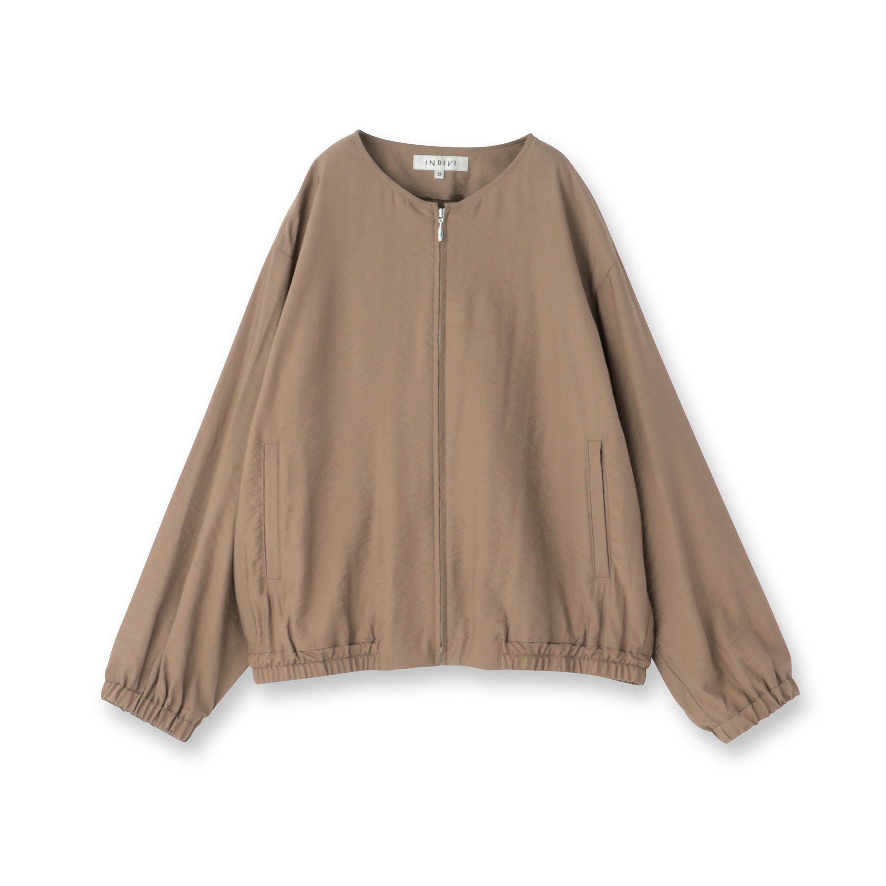 INDIVI「ワッシャーブルゾン」|ブルゾン・スタジャン|