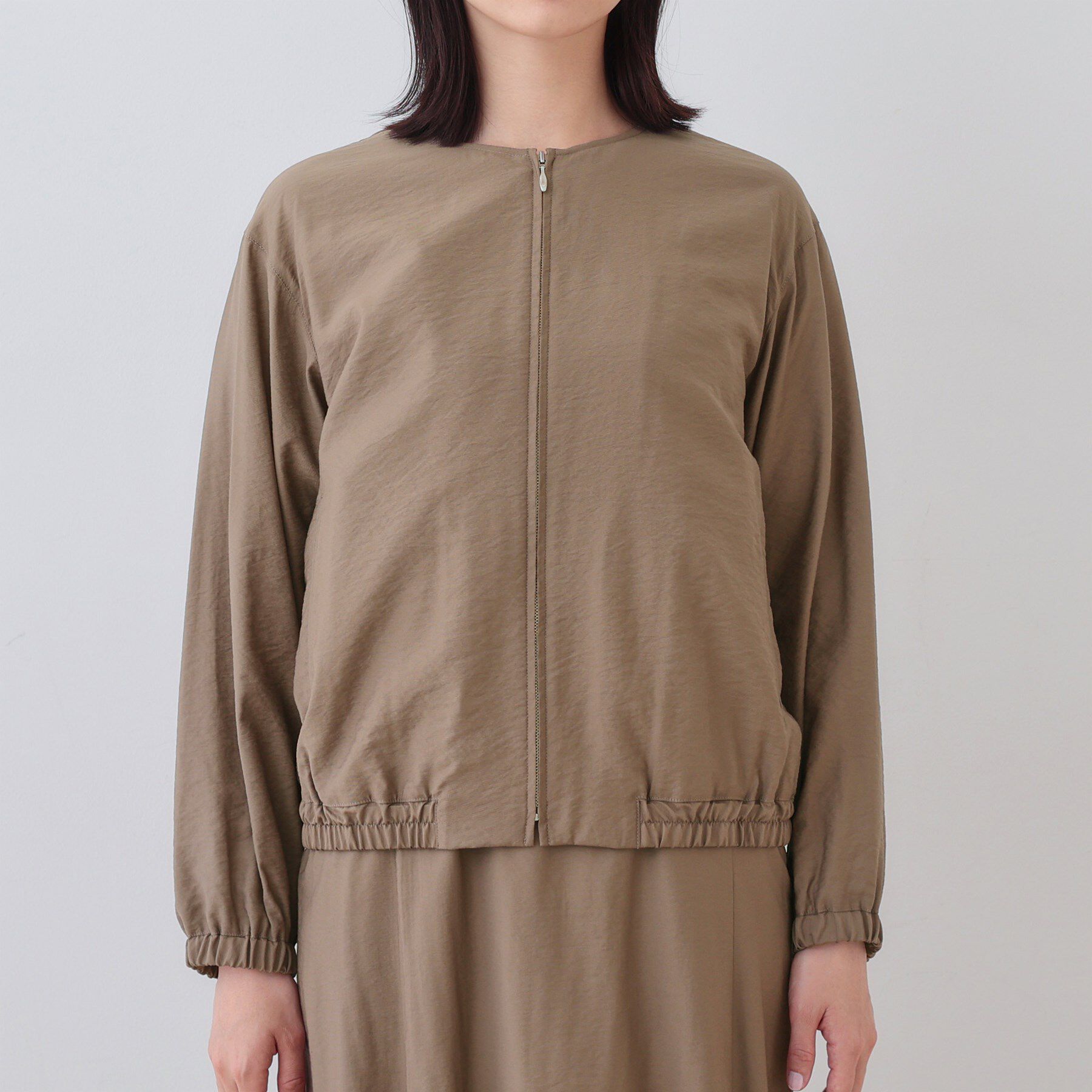 INDIVI「ワッシャーブルゾン」|ブルゾン・スタジャン|