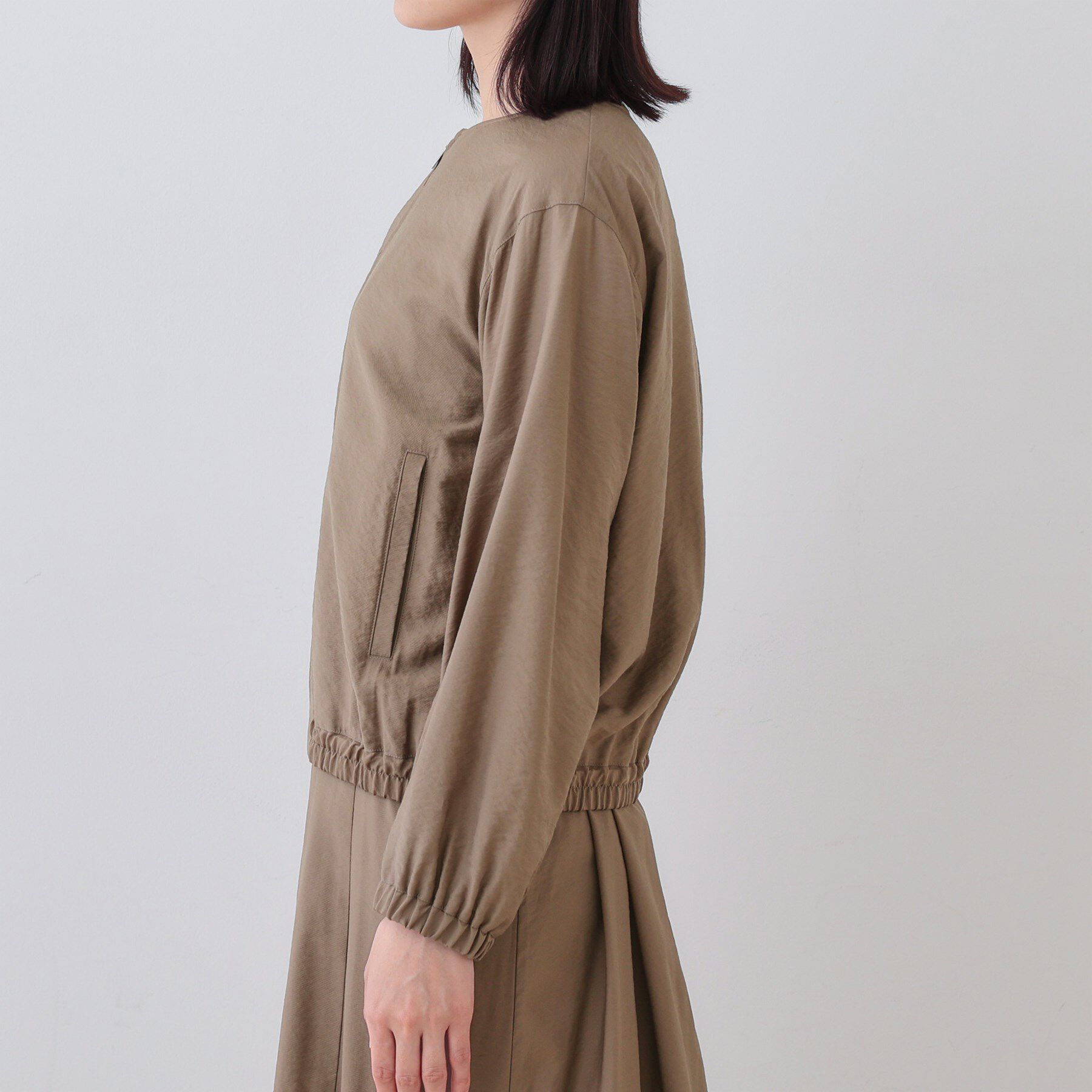 INDIVI「ワッシャーブルゾン」|ブルゾン・スタジャン|