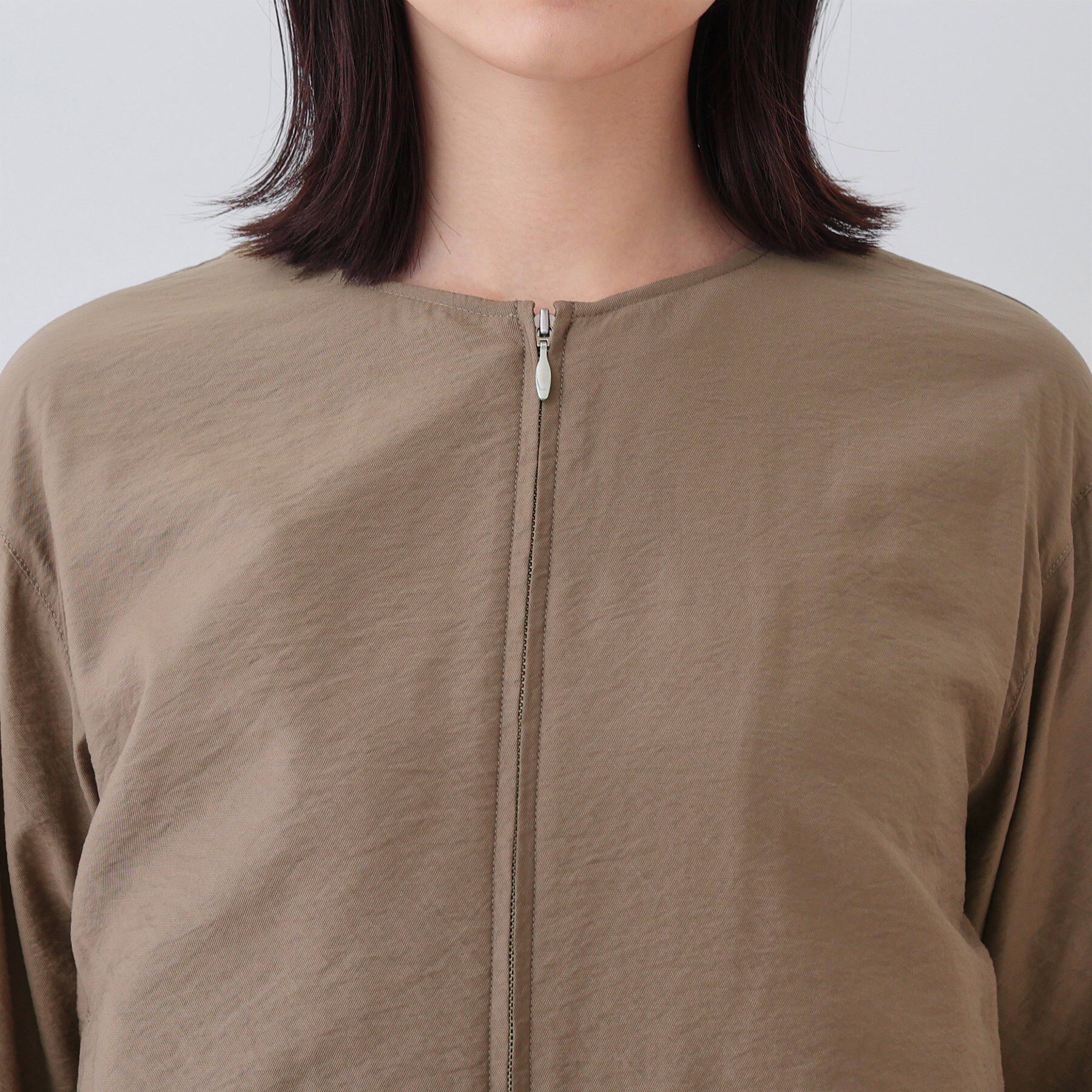 INDIVI「ワッシャーブルゾン」|ブルゾン・スタジャン|