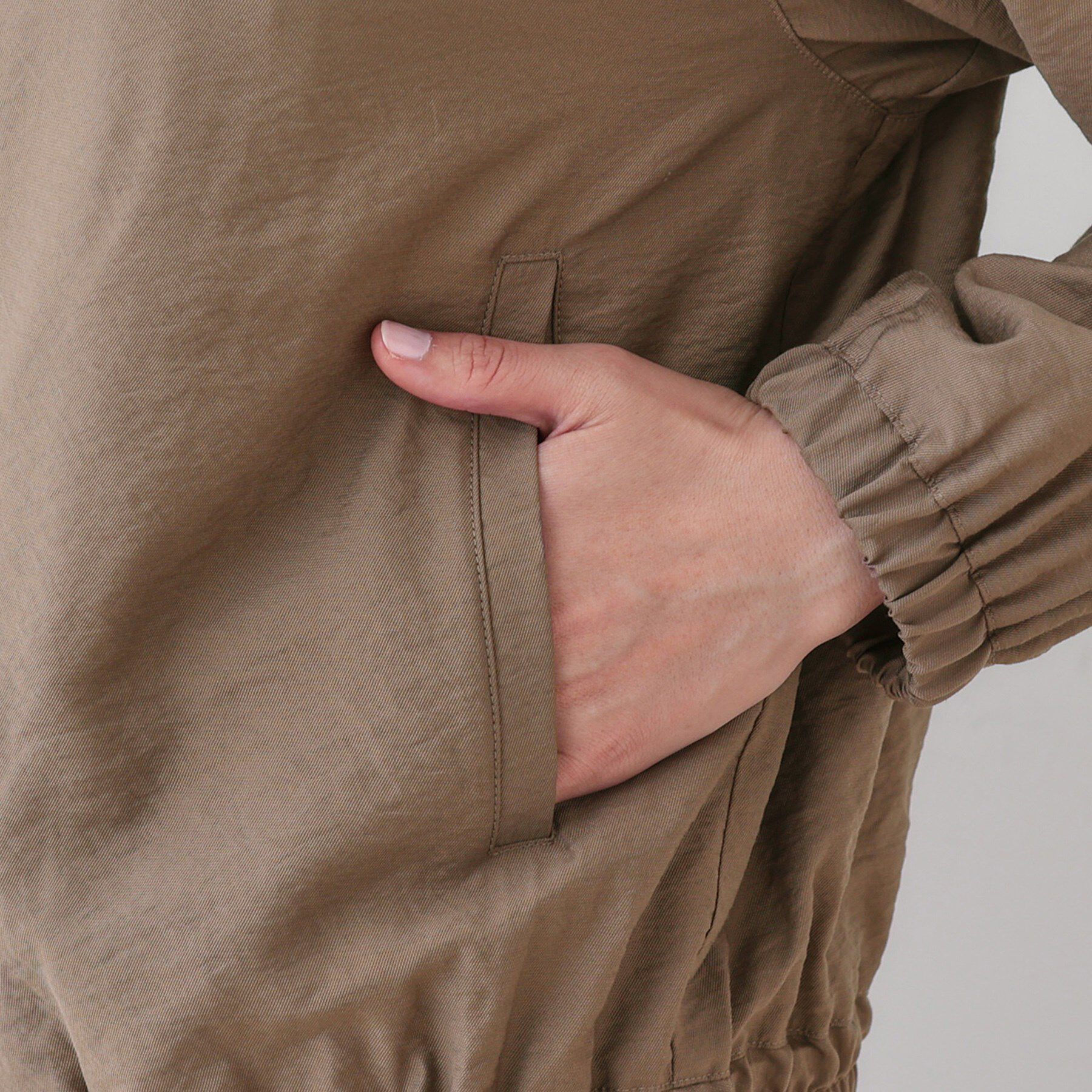 INDIVI「ワッシャーブルゾン」|ブルゾン・スタジャン|