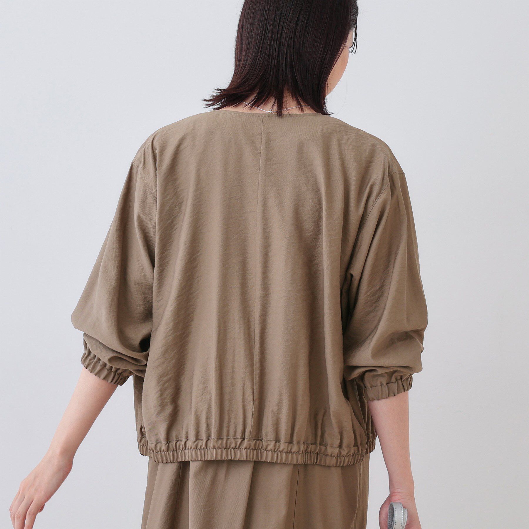 INDIVI「ワッシャーブルゾン」|ブルゾン・スタジャン|