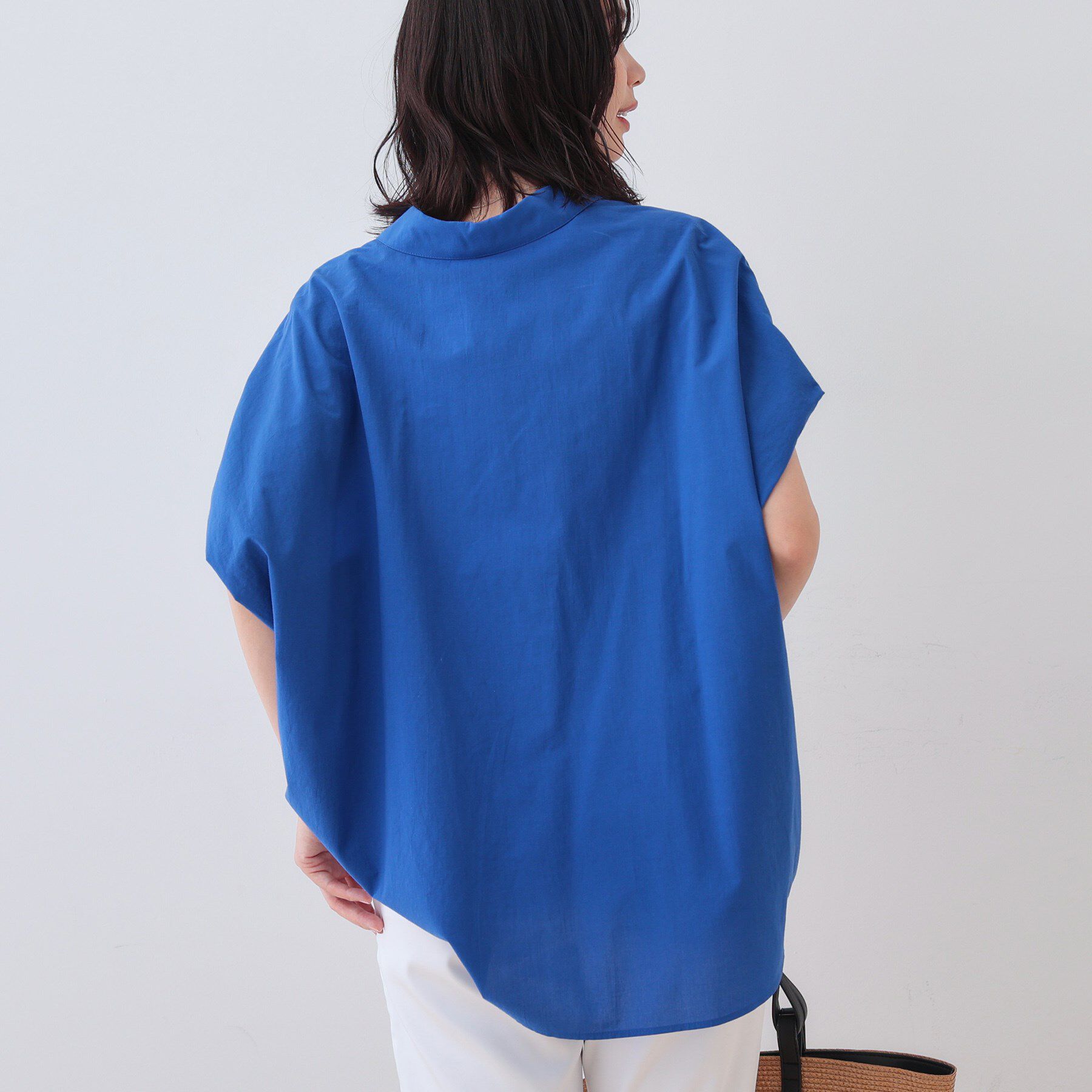 INDIVI「【SETUP可能／涼しい】コットンオーバーシャツ」|シャツ・ブラウス|