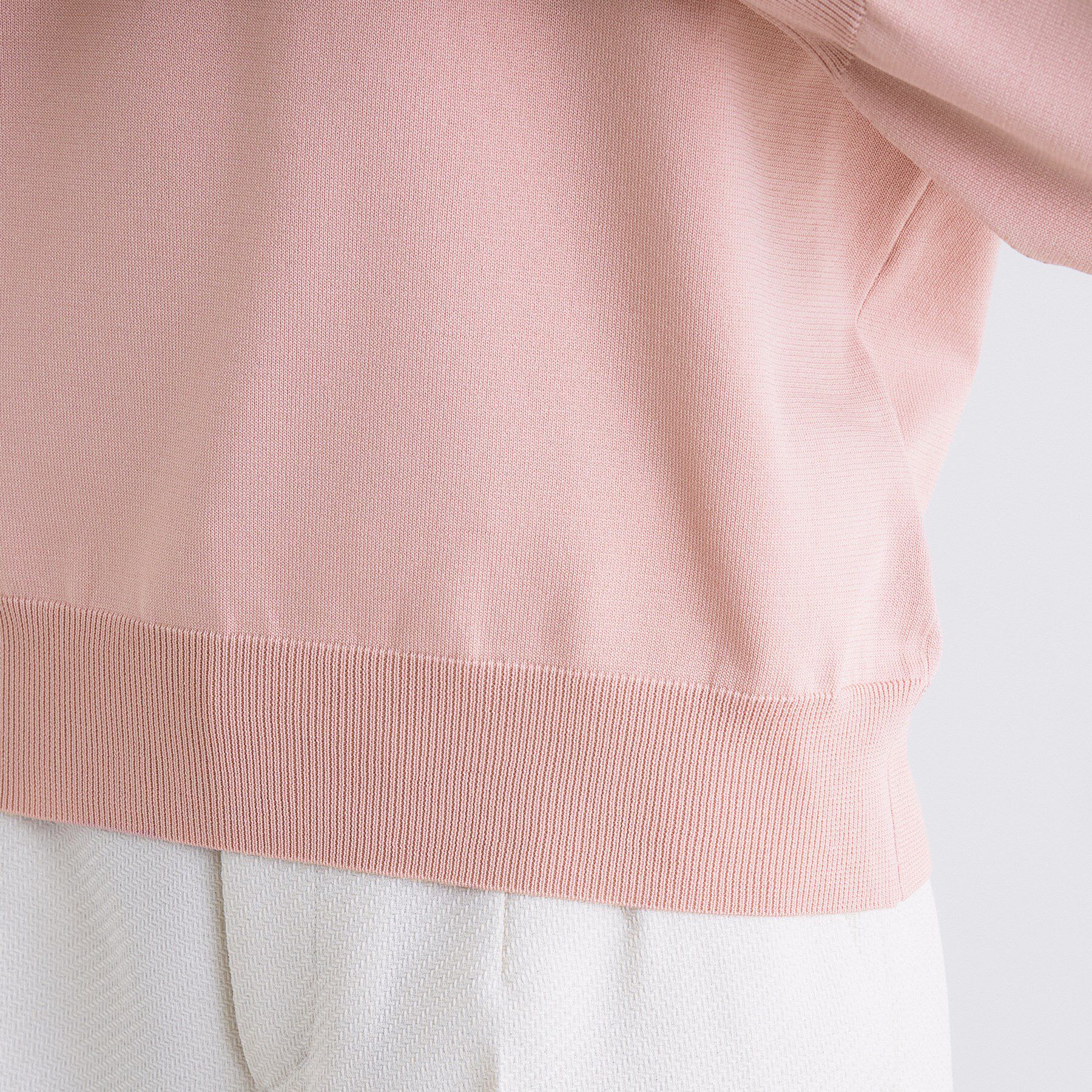 INDIVI「ボートネック ストレッチニット」|ニット・セーター|