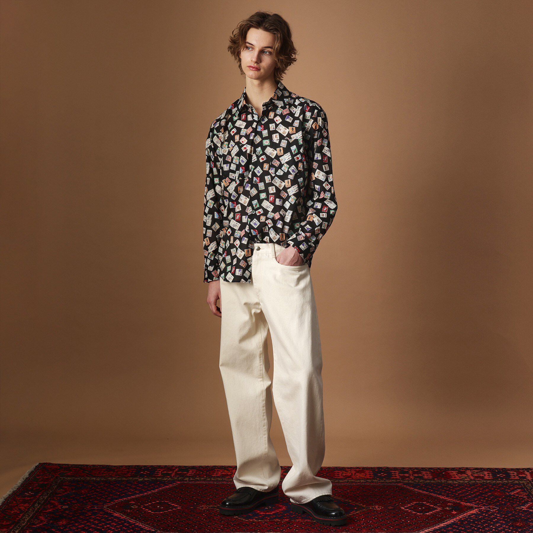 40CARATS&525「【Sサイズ～】マガジンプリントシャツ」|シャツ・ブラウス|