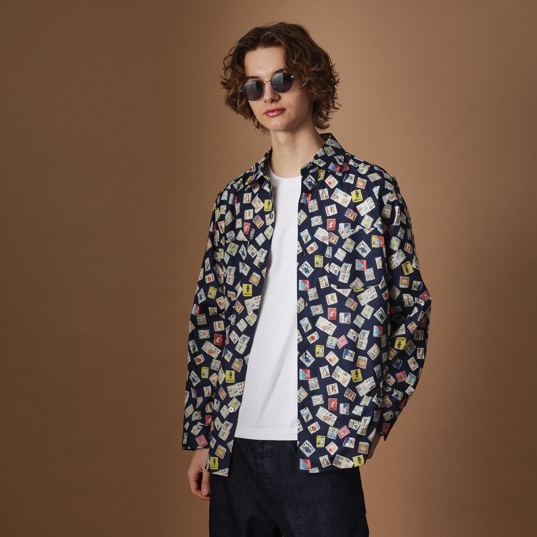 40CARATS&525「【Sサイズ～】マガジンプリントシャツ」|シャツ・ブラウス|