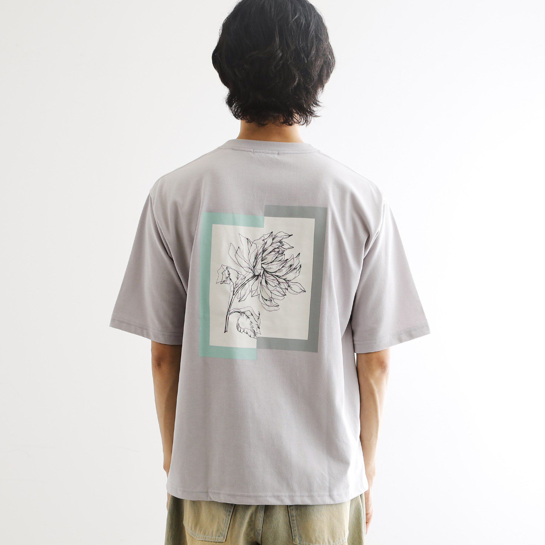 tk.TAKEO KIKUCHI「フレイムシフトフラワーカットソー」|Tシャツ・カットソー|