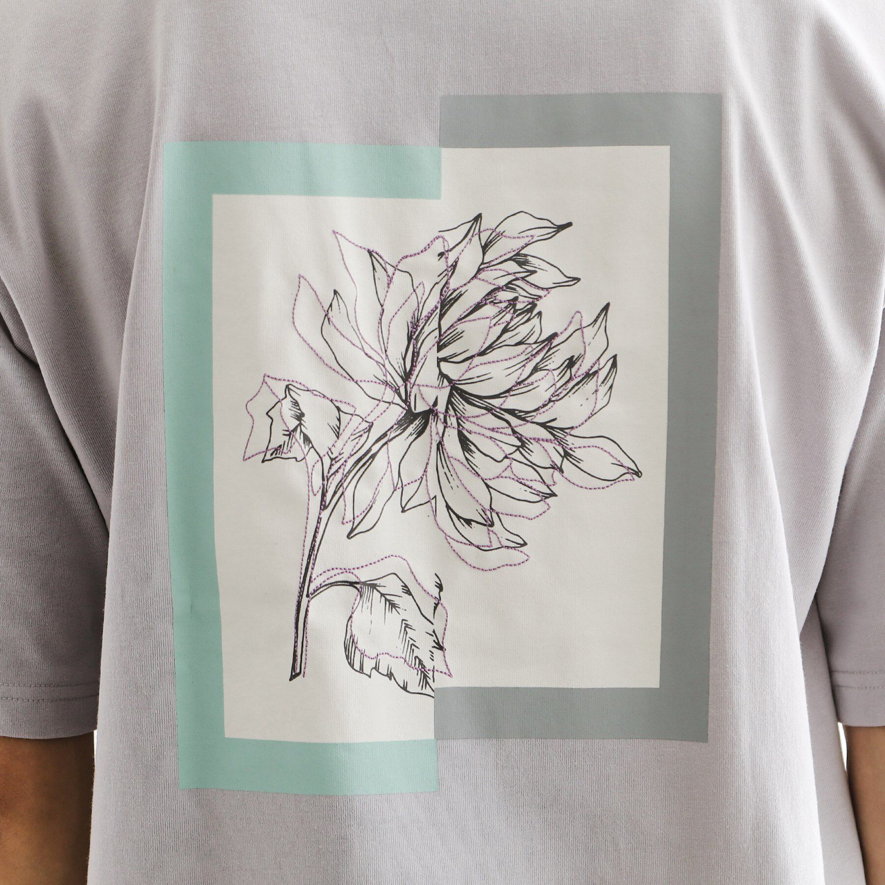 tk.TAKEO KIKUCHI「フレイムシフトフラワーカットソー」|Tシャツ・カットソー|