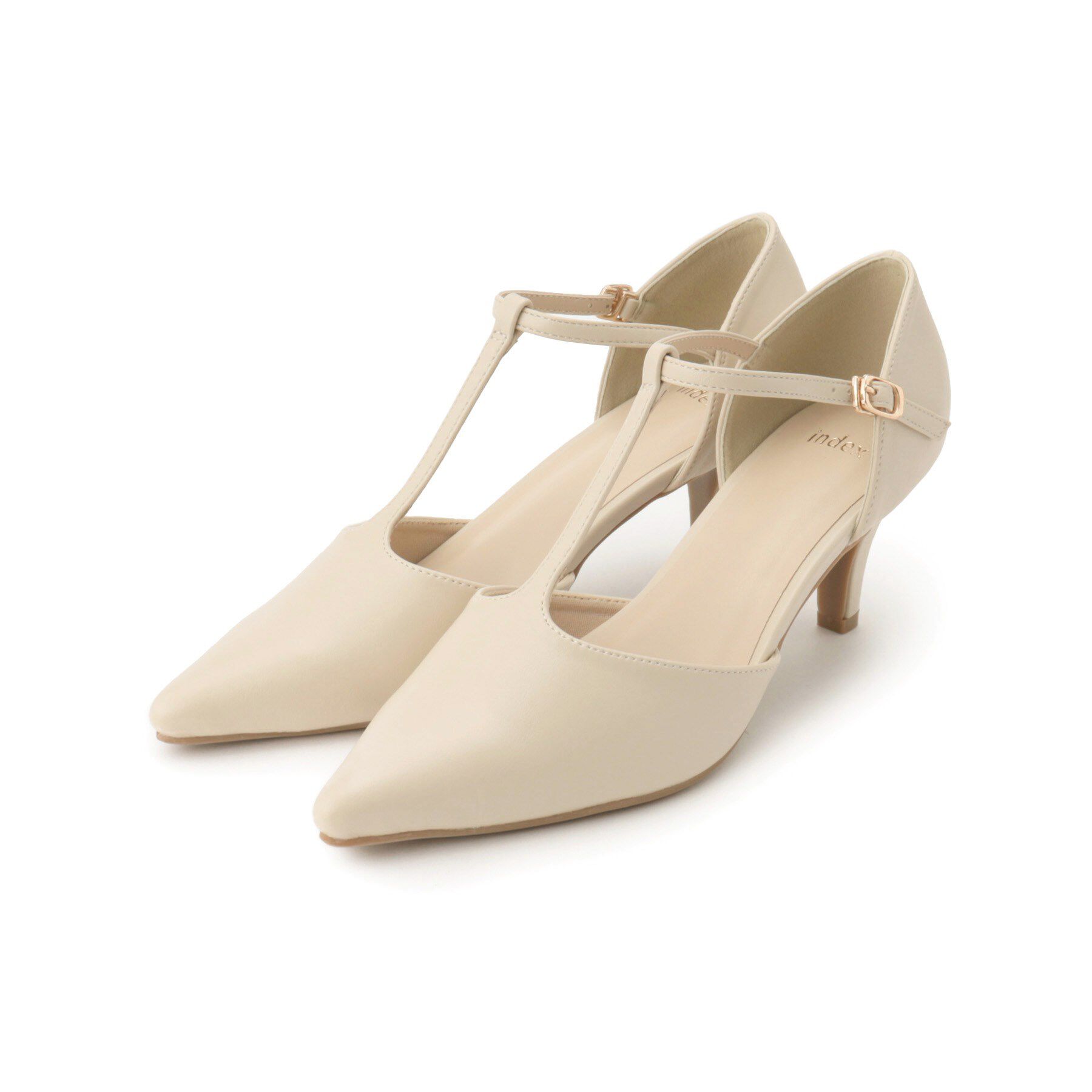 index「Tストラップパンプス」|パンプス|ライトベージュ(05