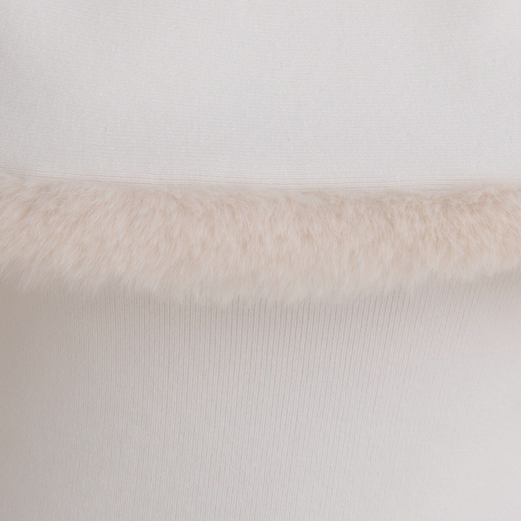 index「《美人百花掲載》ファートリミングケープニット【洗濯機洗い可】」|ニット・セーター|