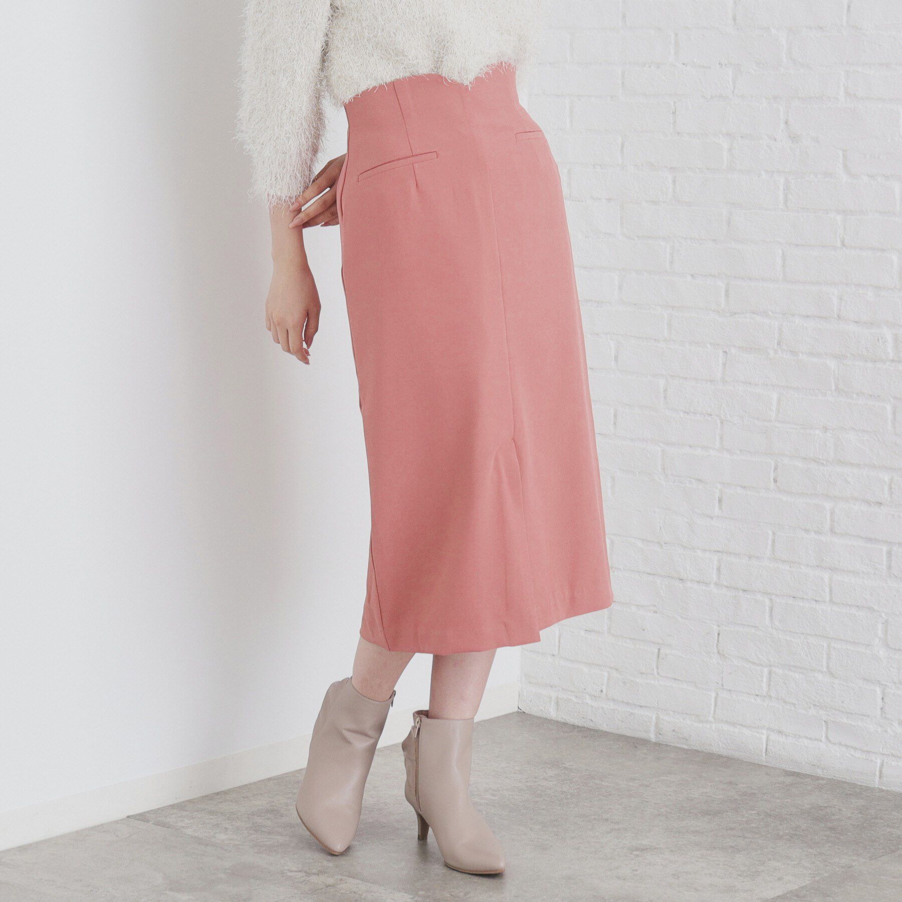 index「ストレッチハートウエストタイトスカート【洗濯機洗い可/防シワ】」|スカート|