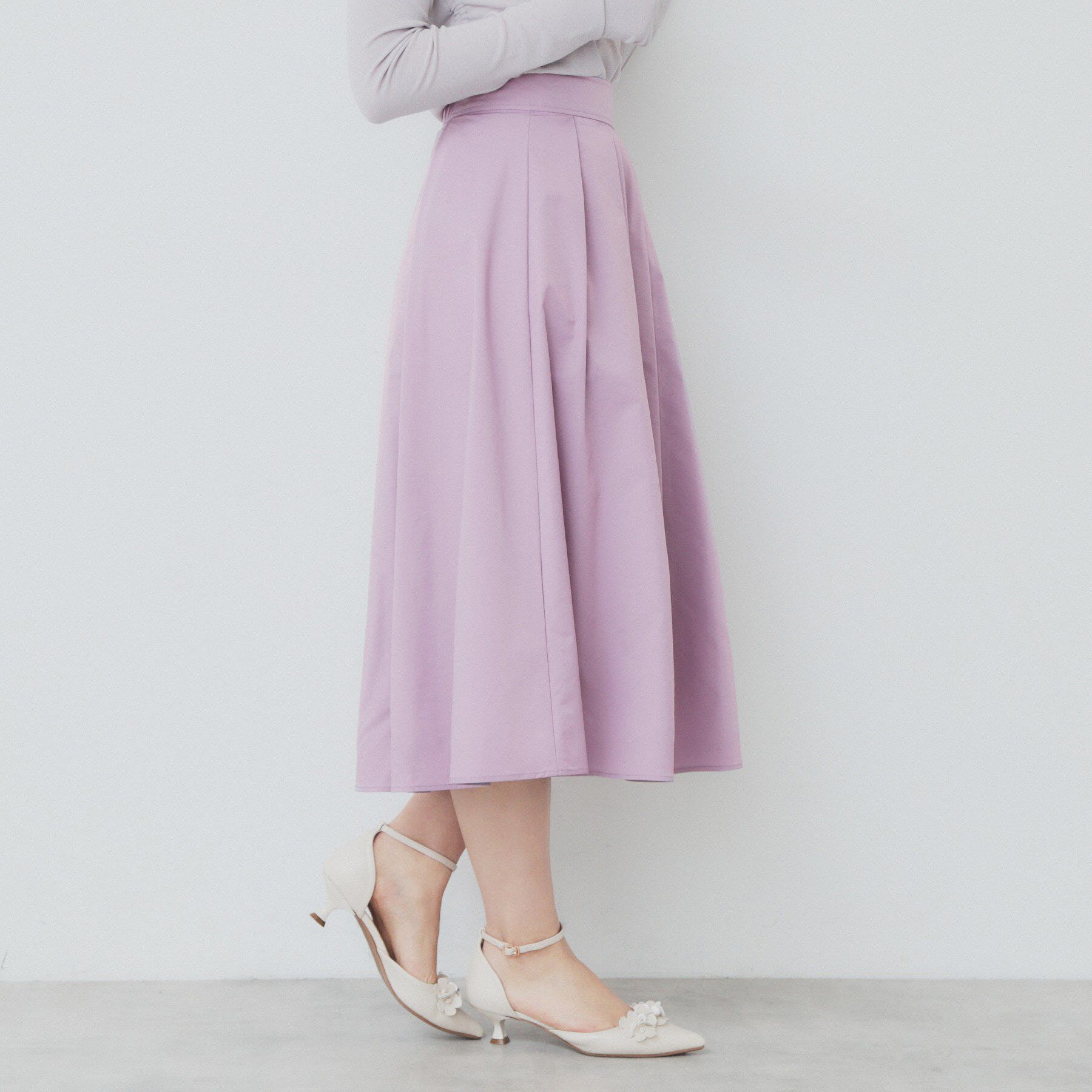 index「アシメタックフレアスカート【洗濯機洗い可/イージーアイロン】」|スカート|