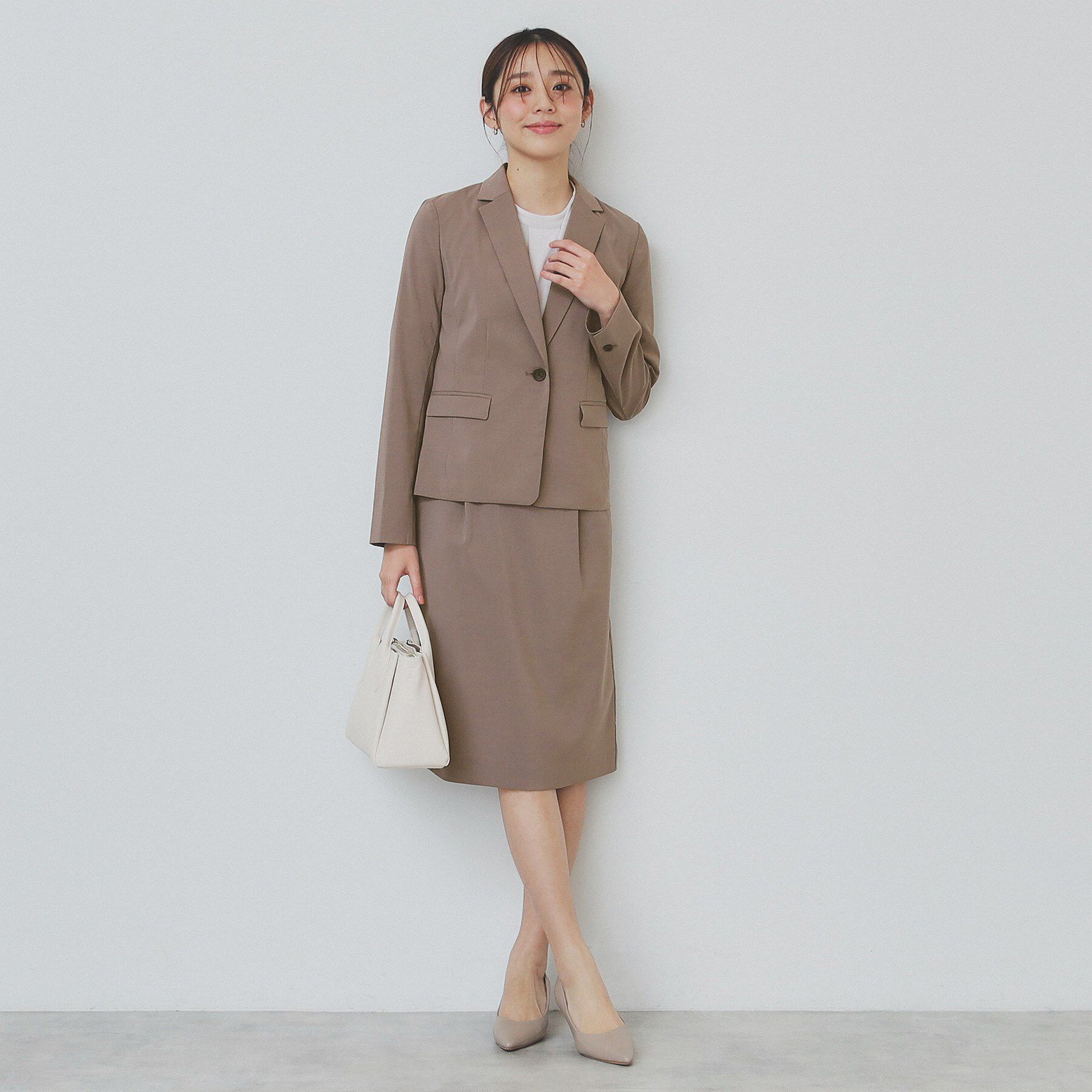 index「ストレッチセミタイトスカート/セットアップ対応【洗濯機洗い可/抗ピル】」|スカート|