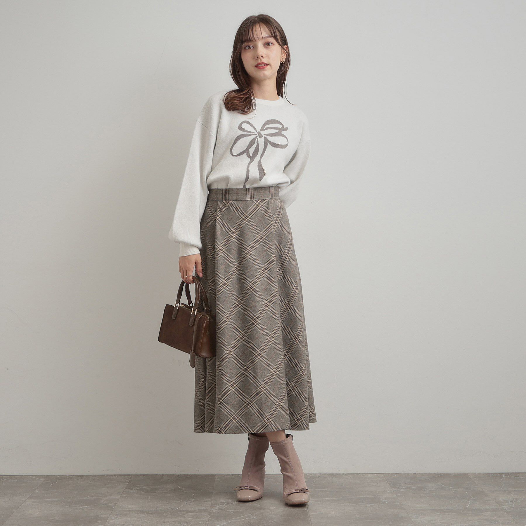 Couture broach「【通勤・大人可愛い】TRチェックスカート」|スカート|