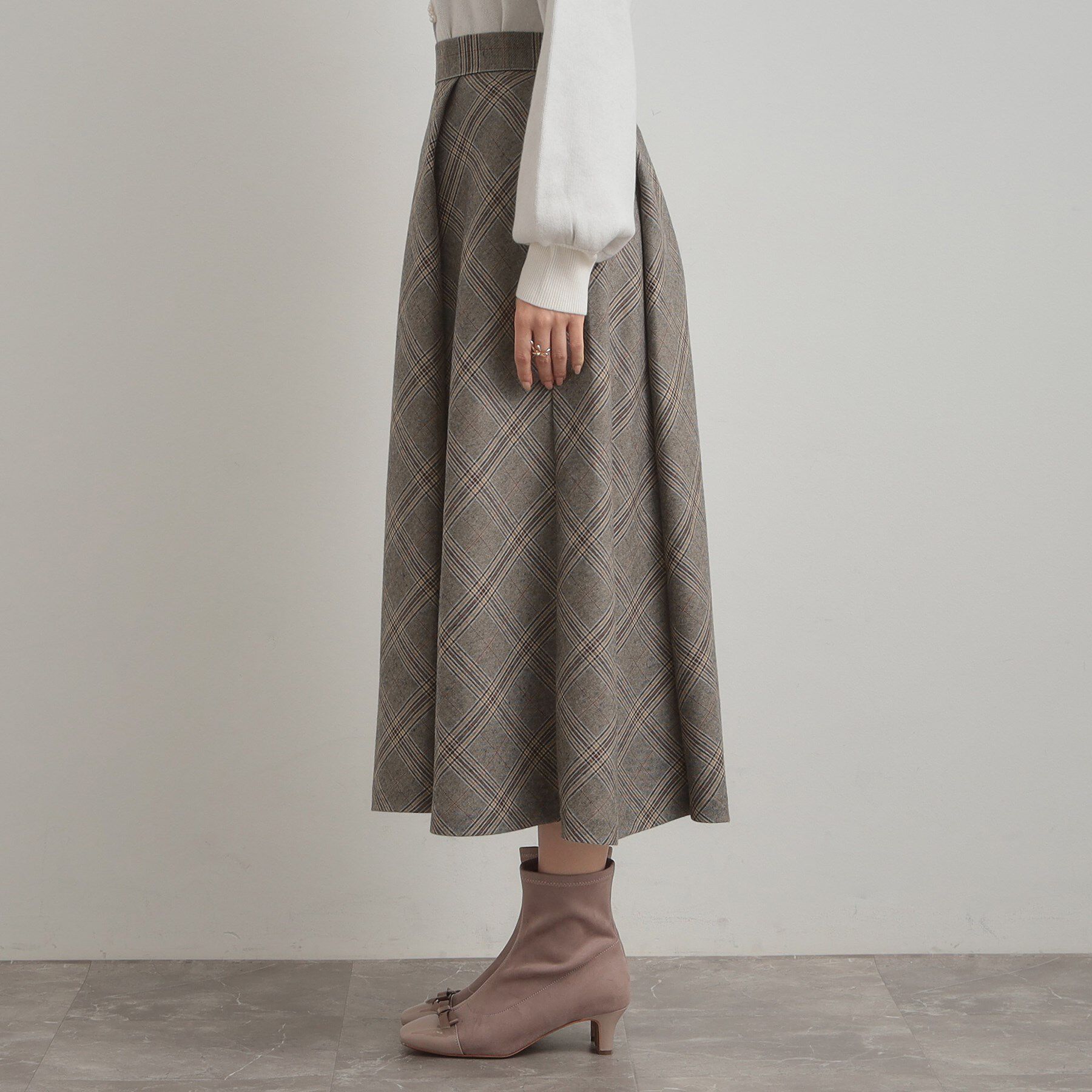 Couture broach「【通勤・大人可愛い】TRチェックスカート」|スカート|