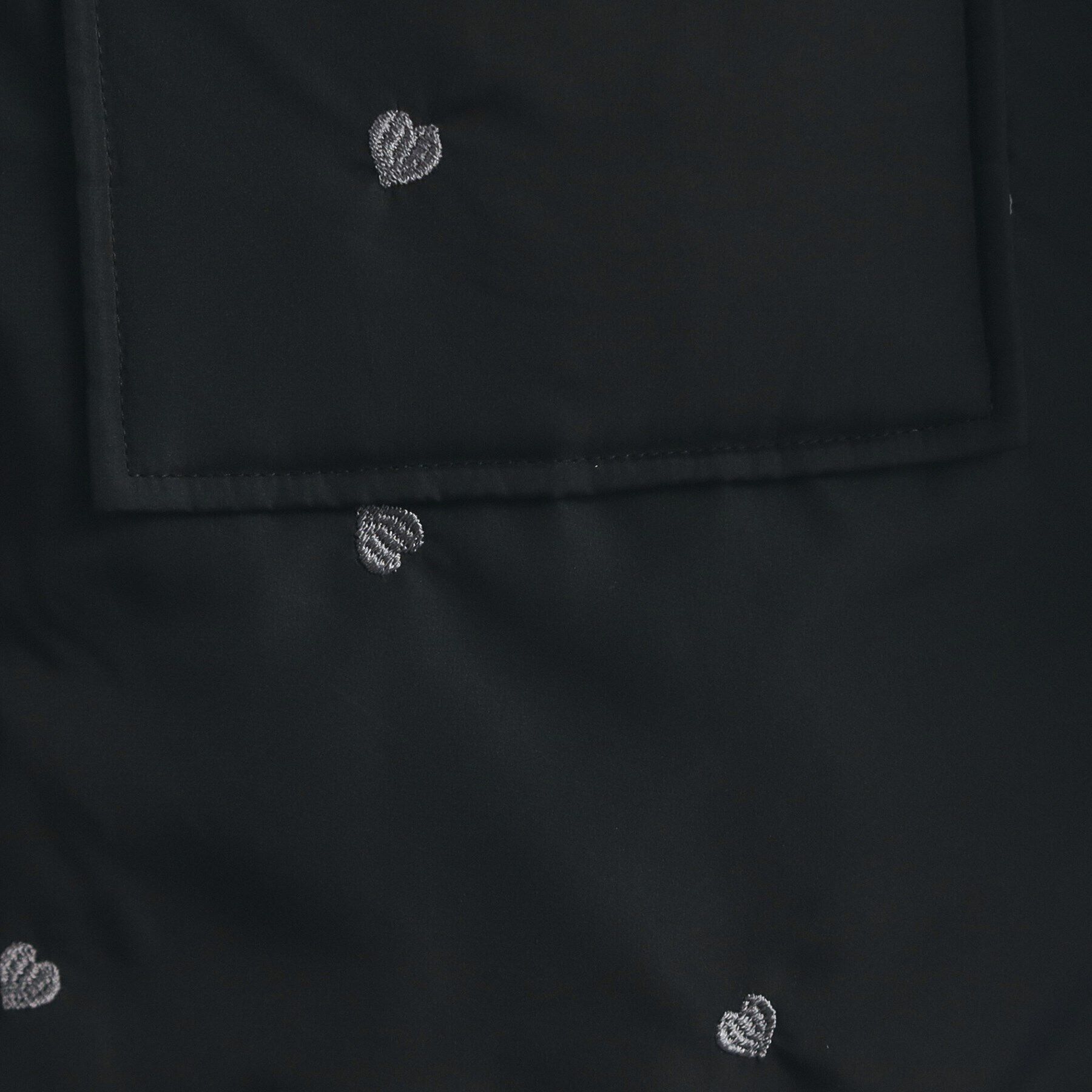 PINK-latte「ハート刺繍中綿ブルゾン」|ブルゾン・スタジャン|