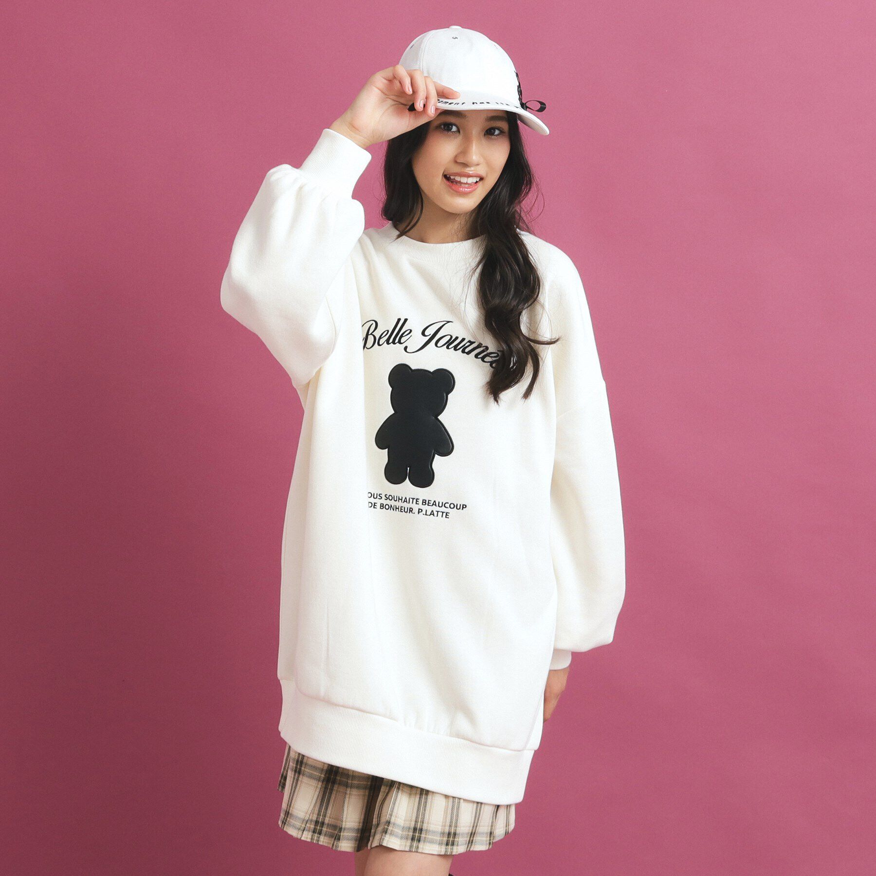 PINK-latte「クマプリントスウェット」|その他|ｱｲﾎﾞﾘｰ(004)