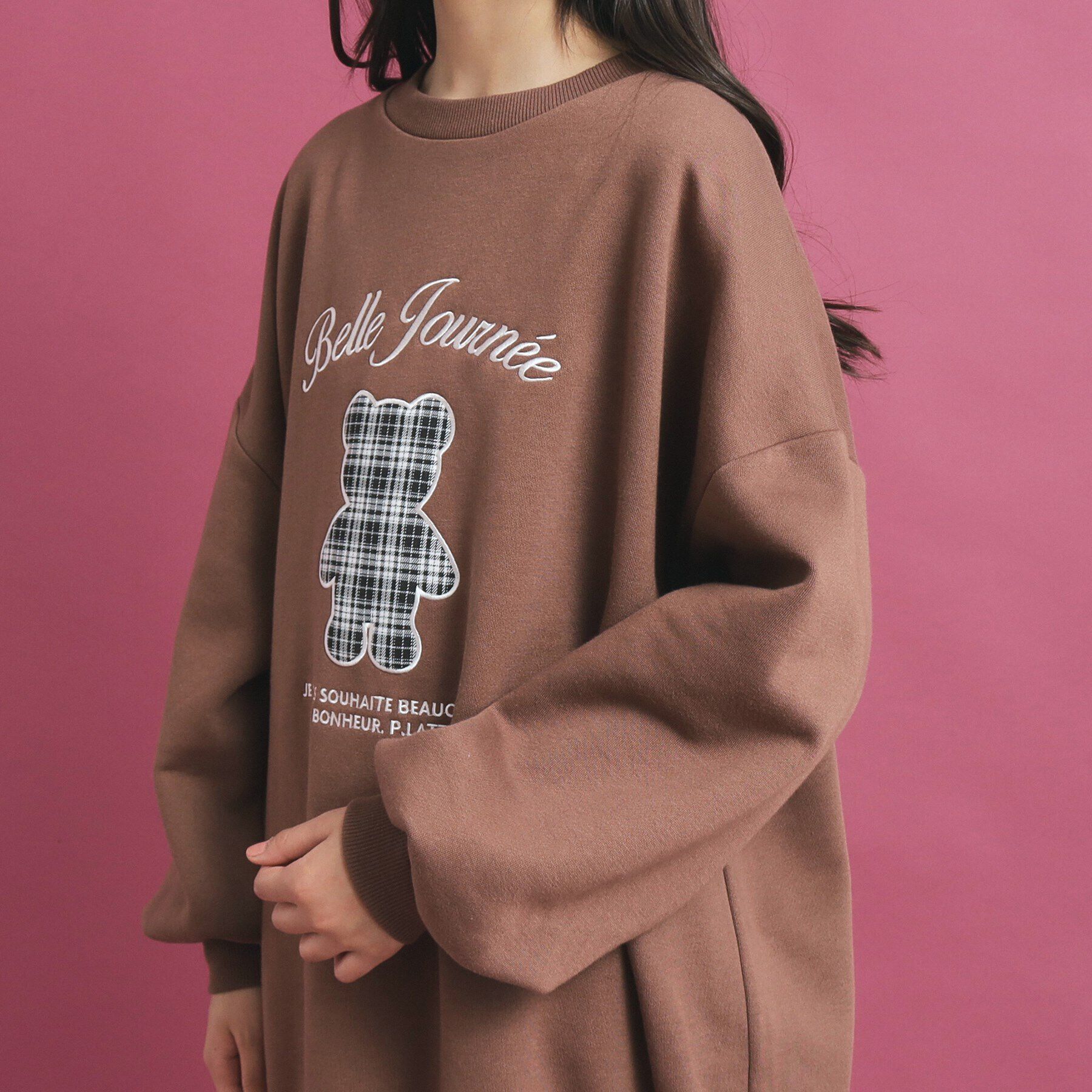 PINK-latte「クマプリントスウェット」|その他|