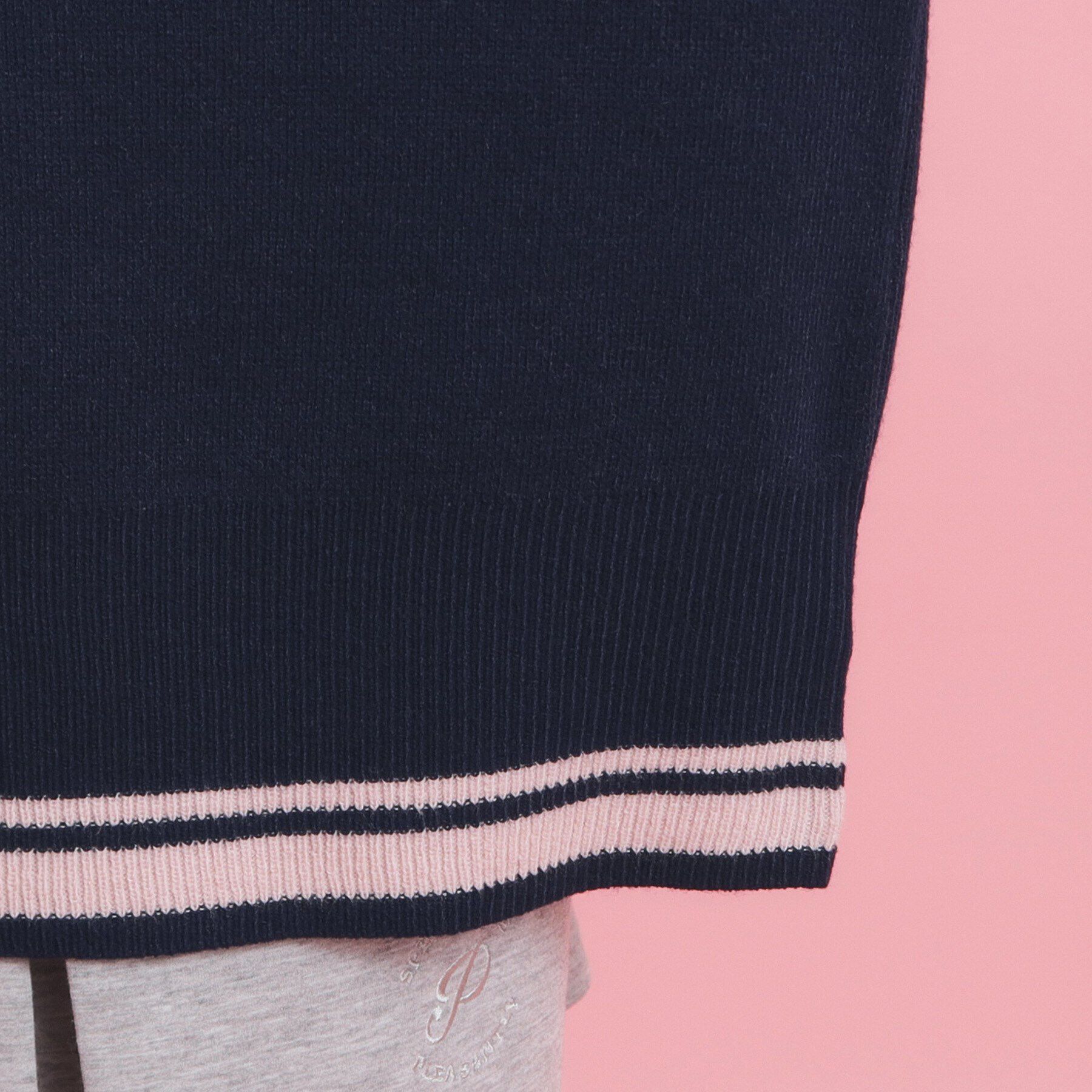 PINK-latte「【ブロークコア】ユニフォームスタイルニット」|ニット・セーター|