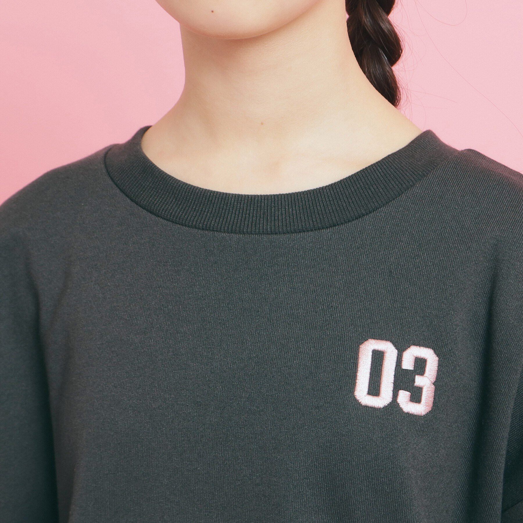 PINK-latte「【人気シリーズ】クマ 裏起毛スウェット」|その他|